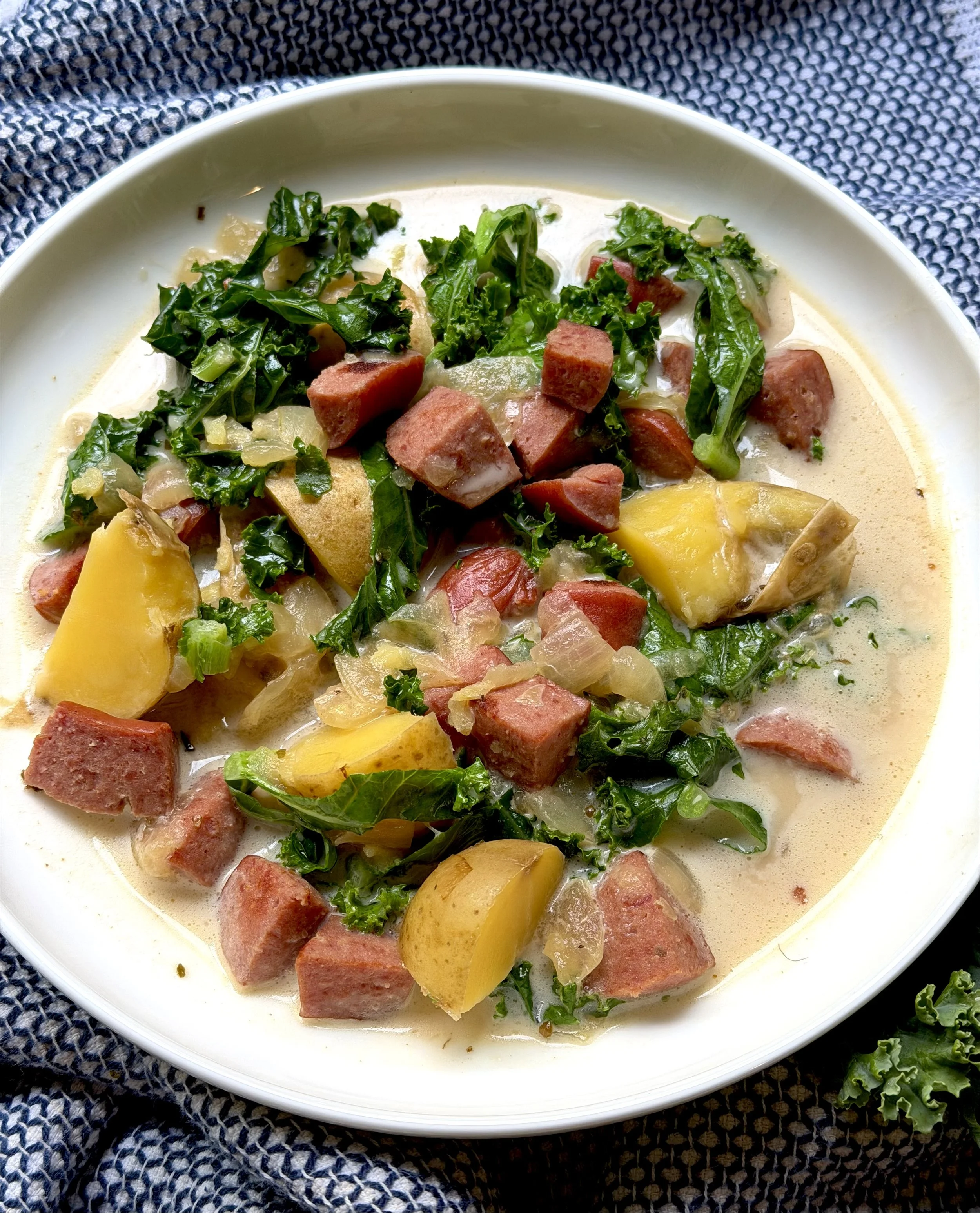 HICKORY WOOD SMOKED SAUSAGE POTATO SOUP