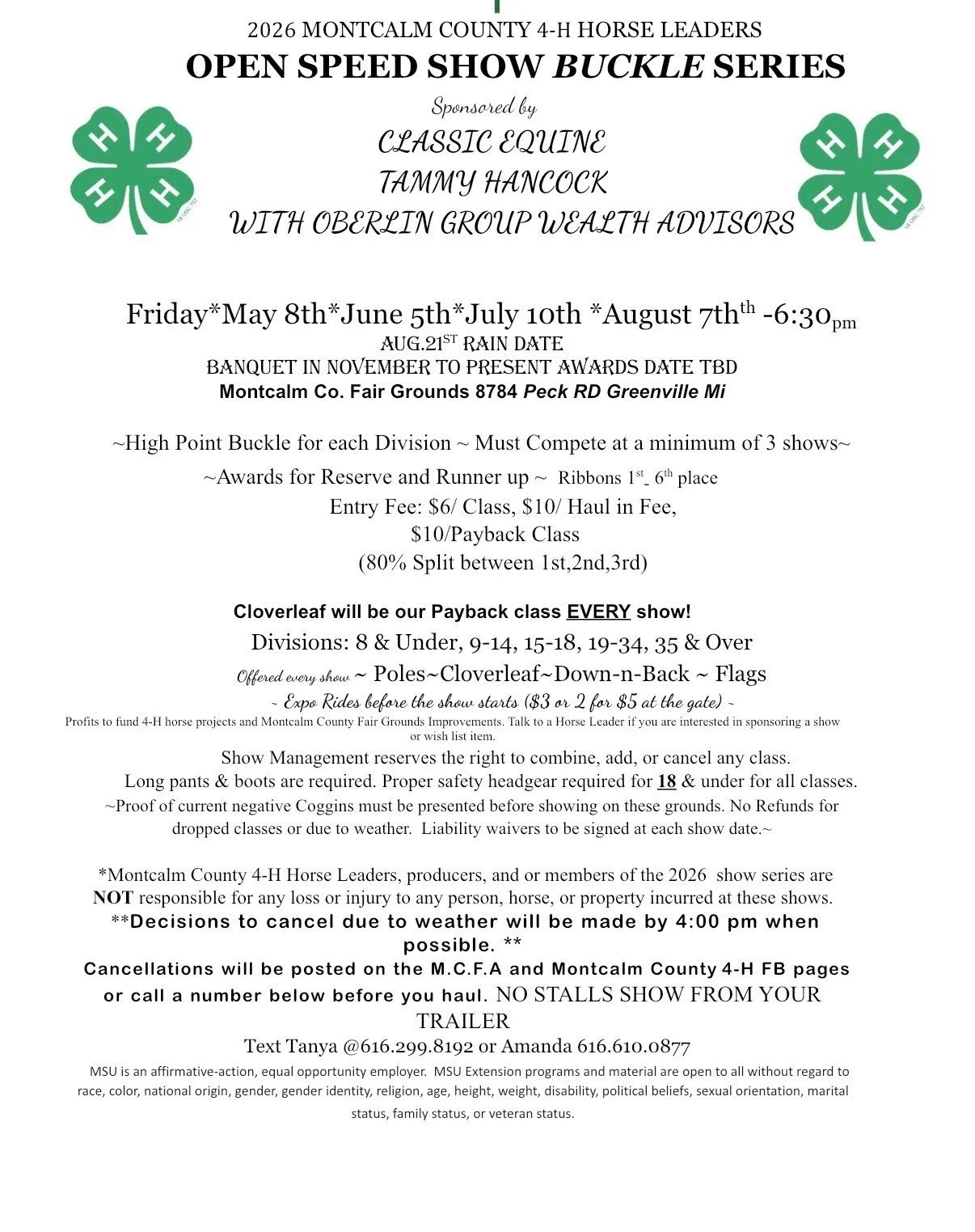 Open Speed Buckle Series