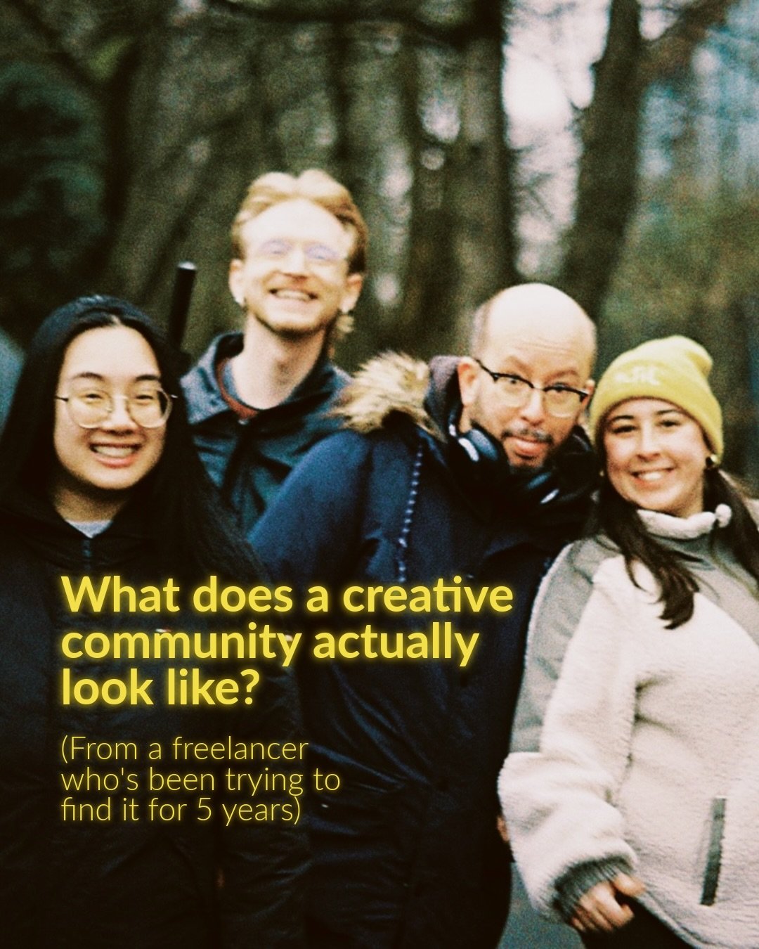 Creative Pals is blossoming into something I didn&rsquo;t know I desperately needed. 

After 5 years of freelancing i&rsquo;ve now realised what a strong supportive community actually looks like and it is this! 👆 

I love these people to death and c