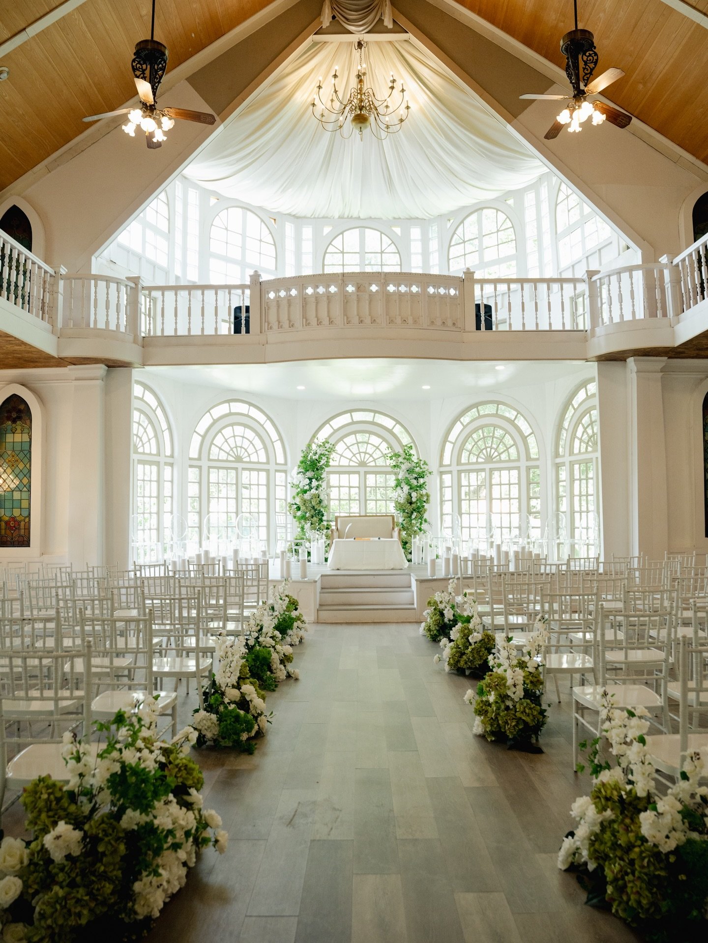 Welcome to Heaven on Earth as we celebrate the union of M + A.
From a breathtaking ceremony overflowing with florals in our Chapel to a high-energy celebration in the Grand Ballroom, every detail was designed to enchant. That checkered dance floor? T