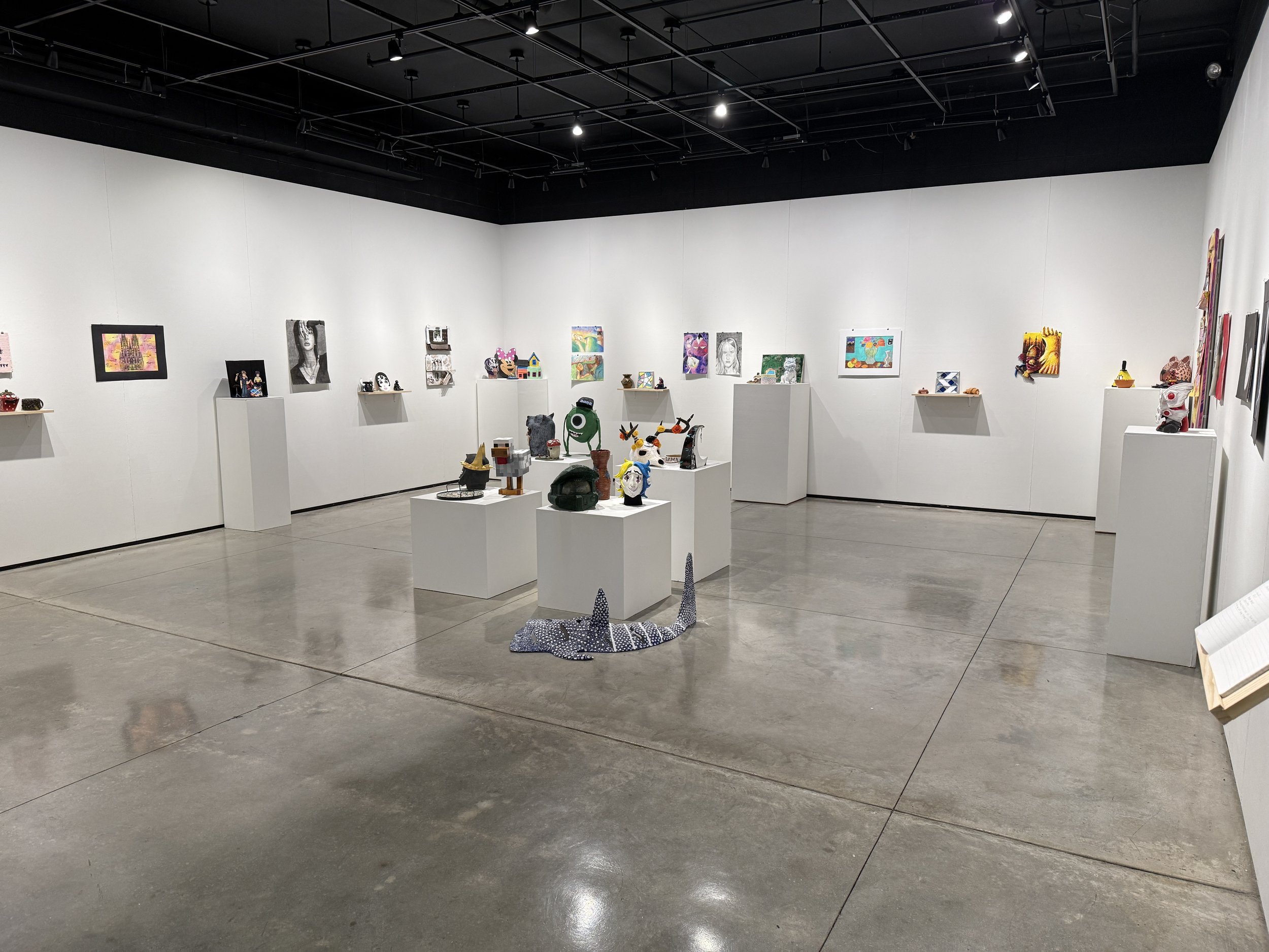 Artwork displayed in Clausen Art Gallery