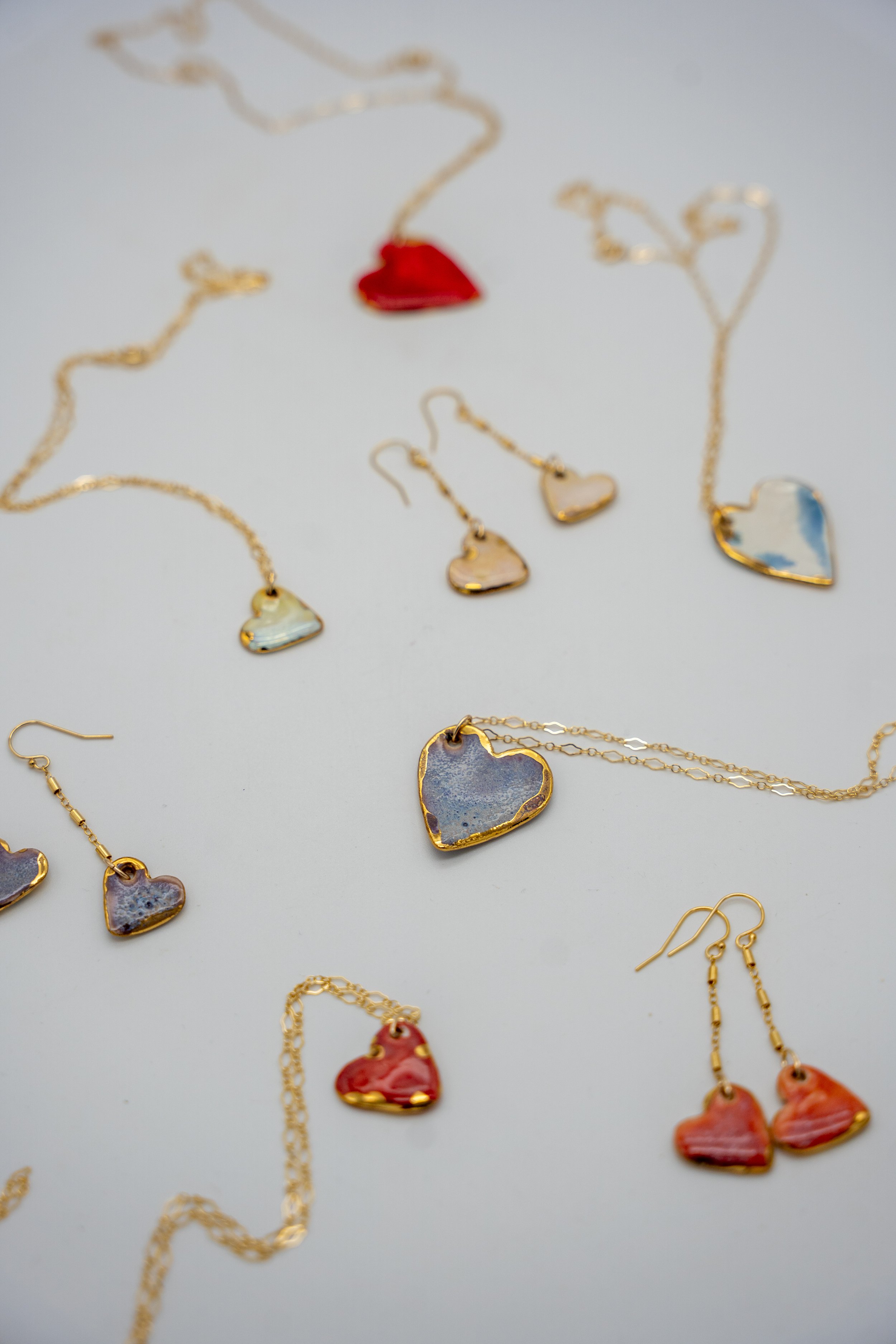 Big Heart Necklaces - For Oxford With Love