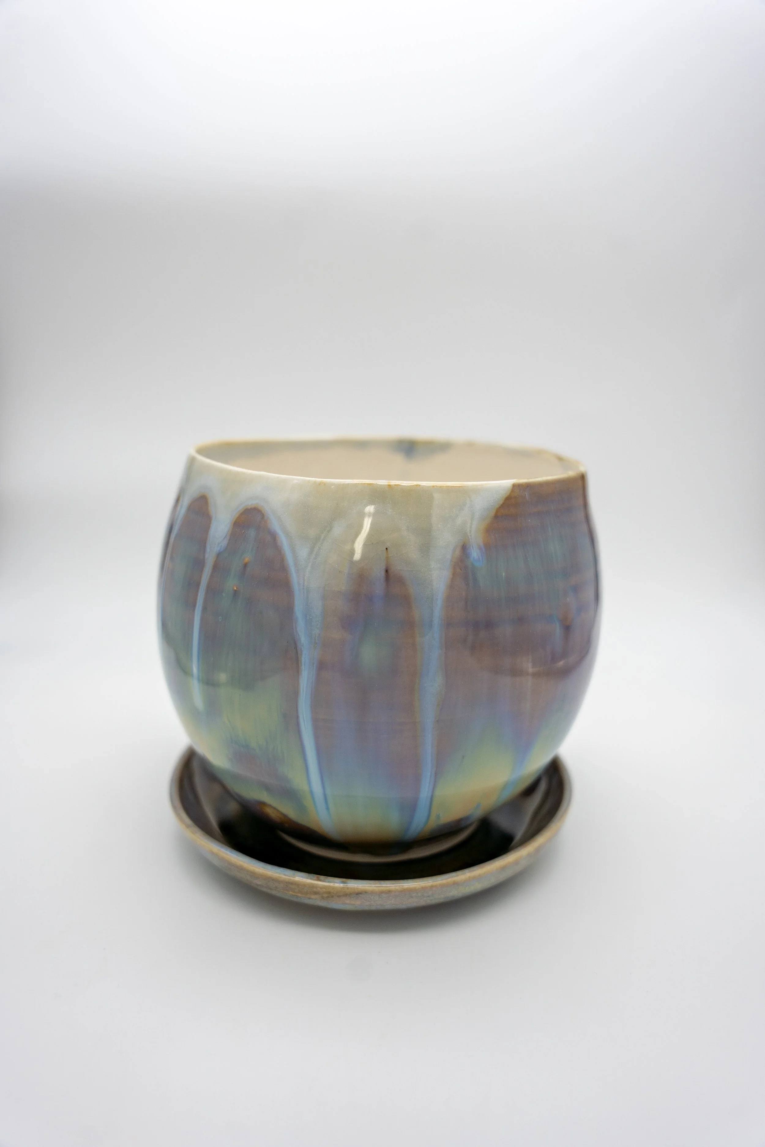 Purple Celadon Planter