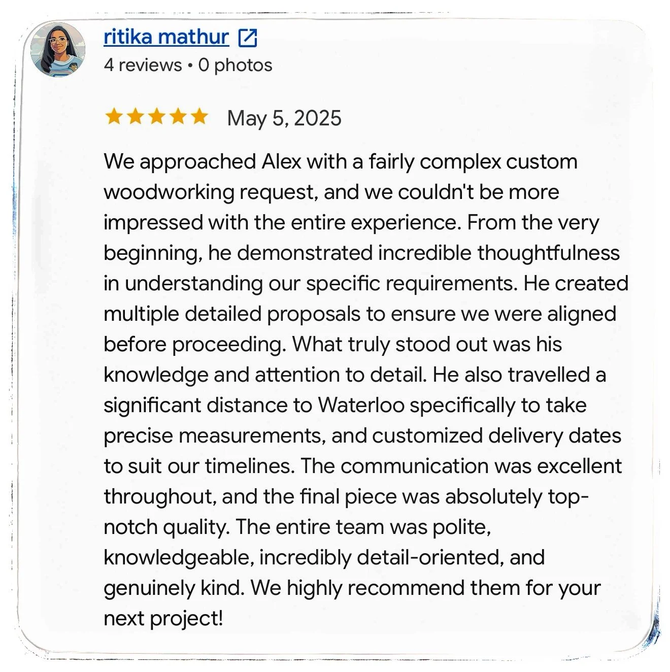 Google review