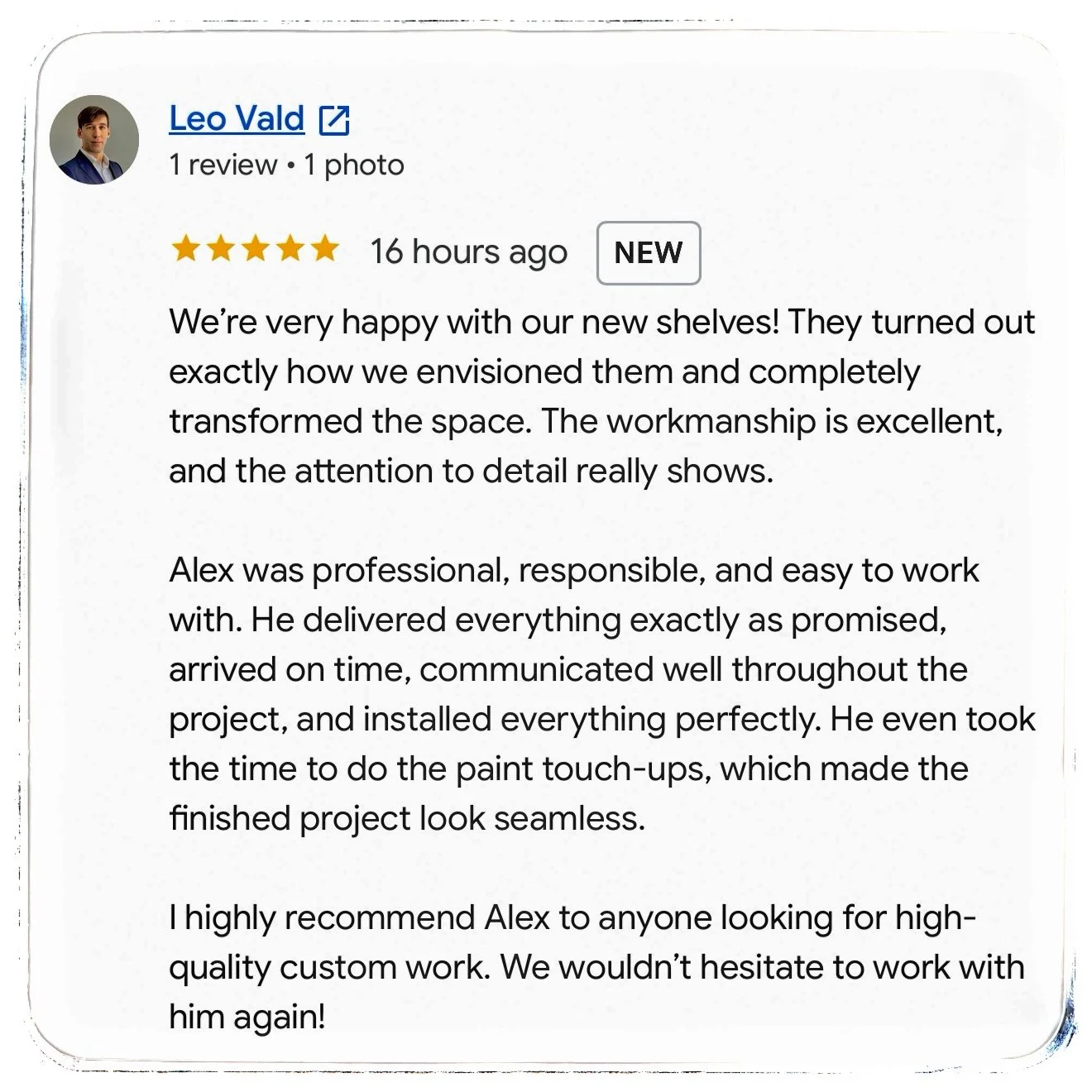 Google review