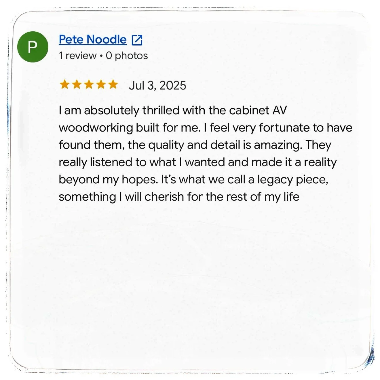 Google review