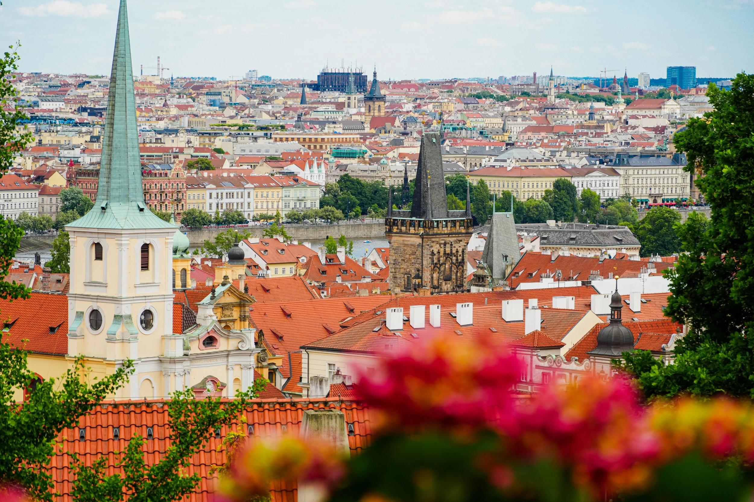 View of Prague Lesser Town
