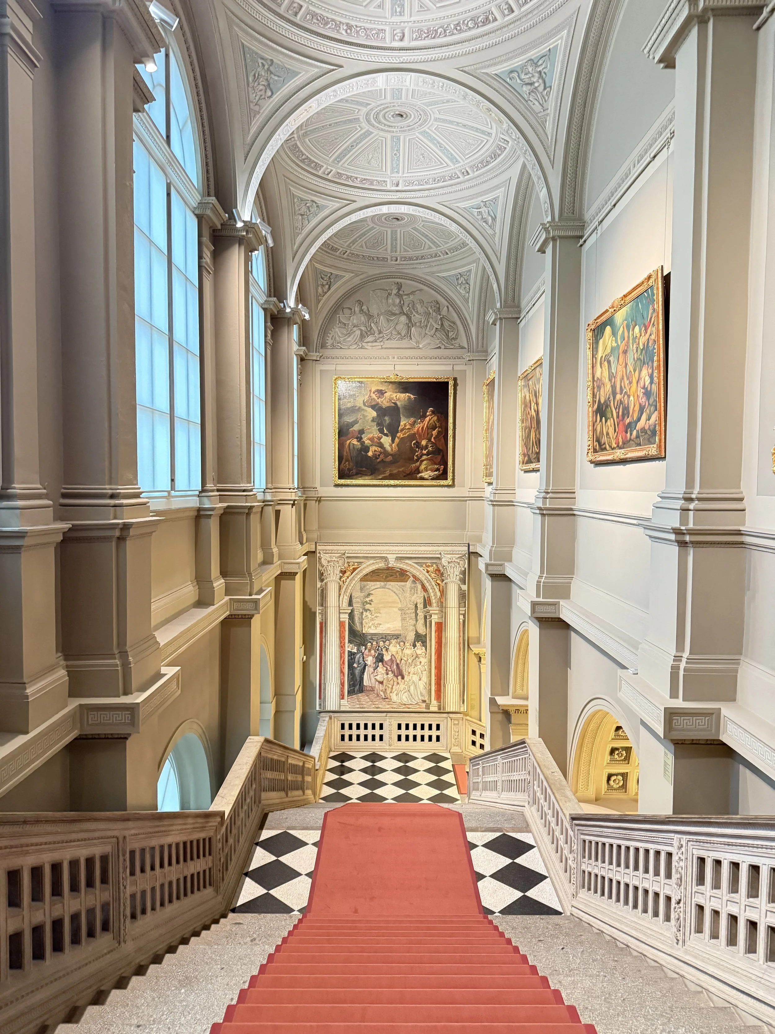 Staircase of the Dresden Old Masters Gallery