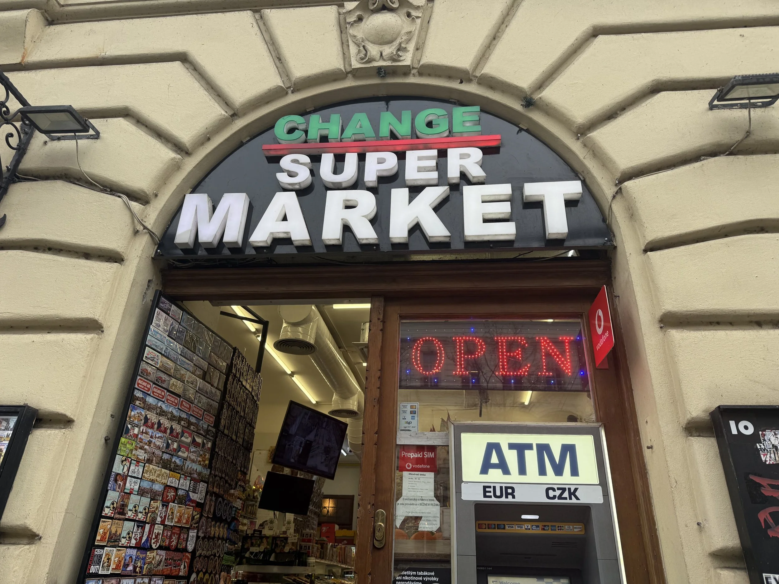 Prrague Regular Corner store