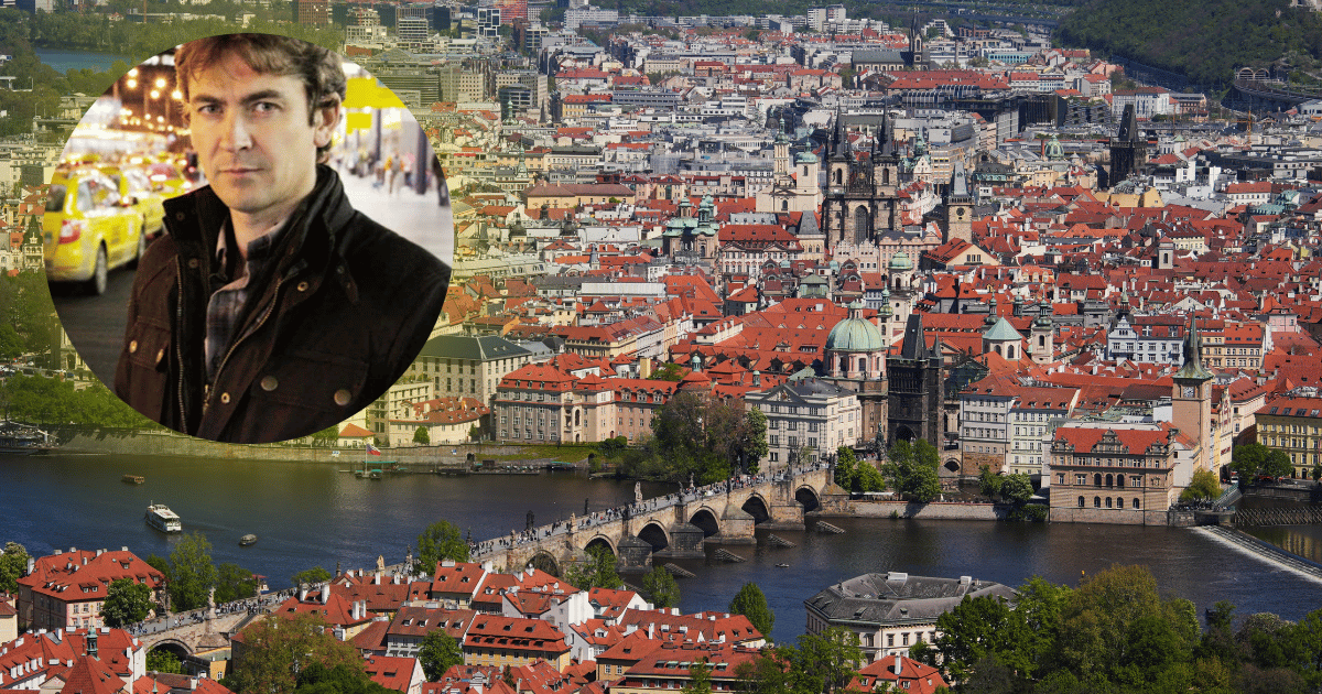 The first scam hunter who visited Prague is called Conor Woodman