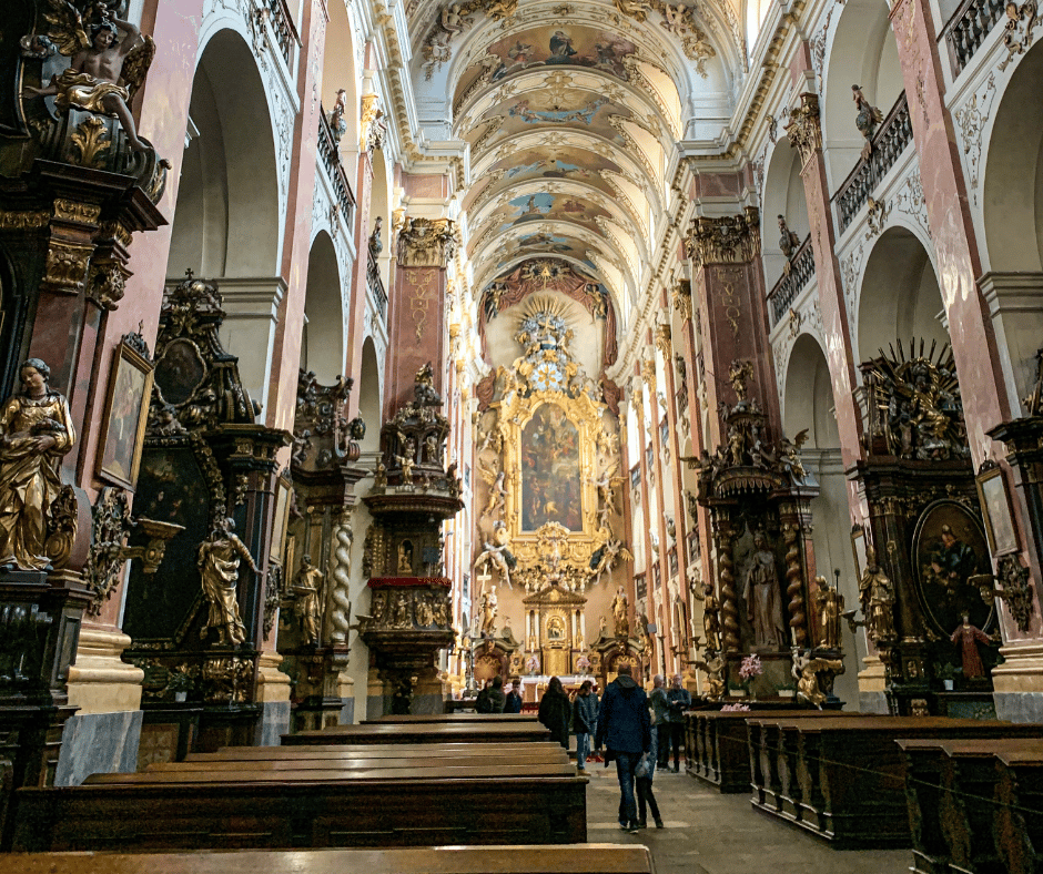 creepy story associated with St. James's Basilica in Prague