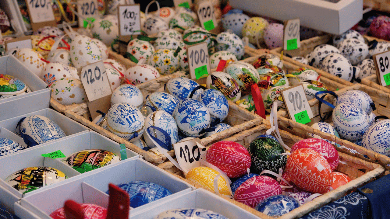 Czech Easter eggs
