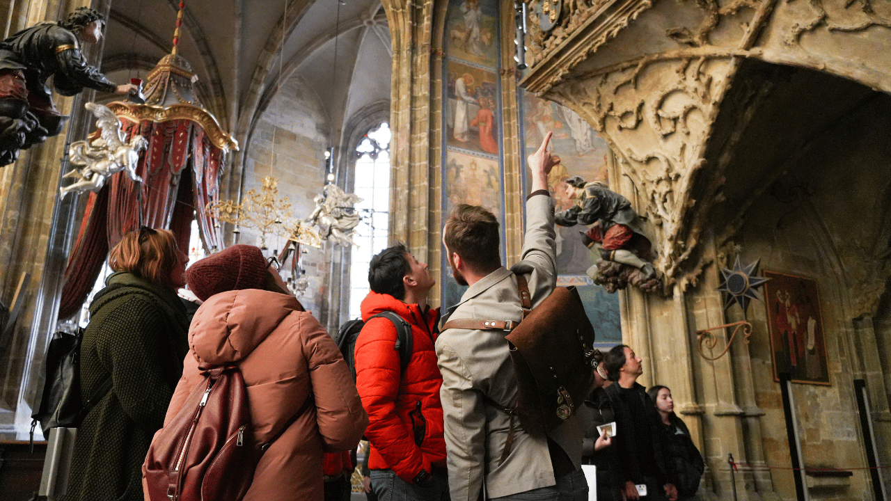 St Vitus cathedral interiors