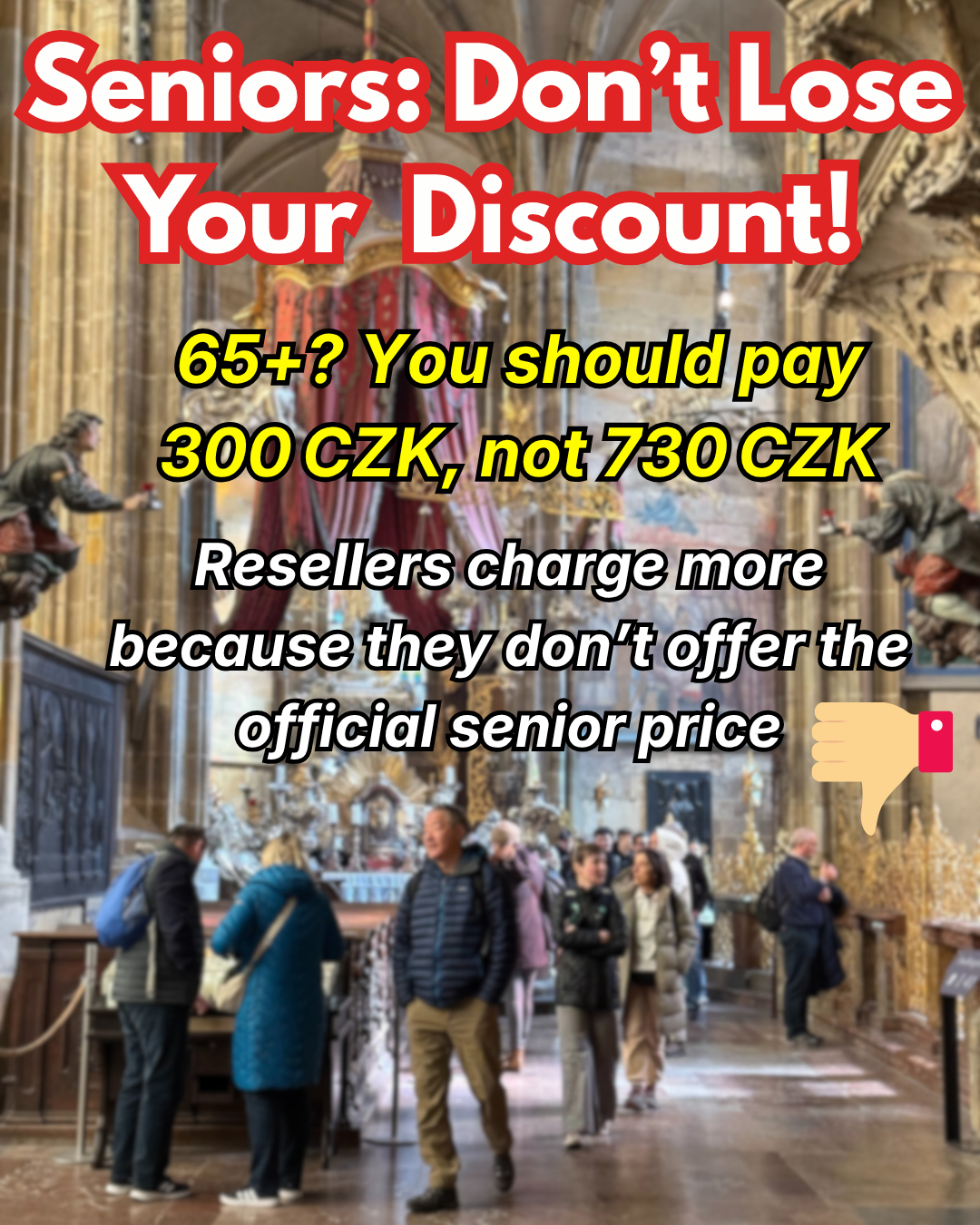 Prague Castle Tickets For Seniors