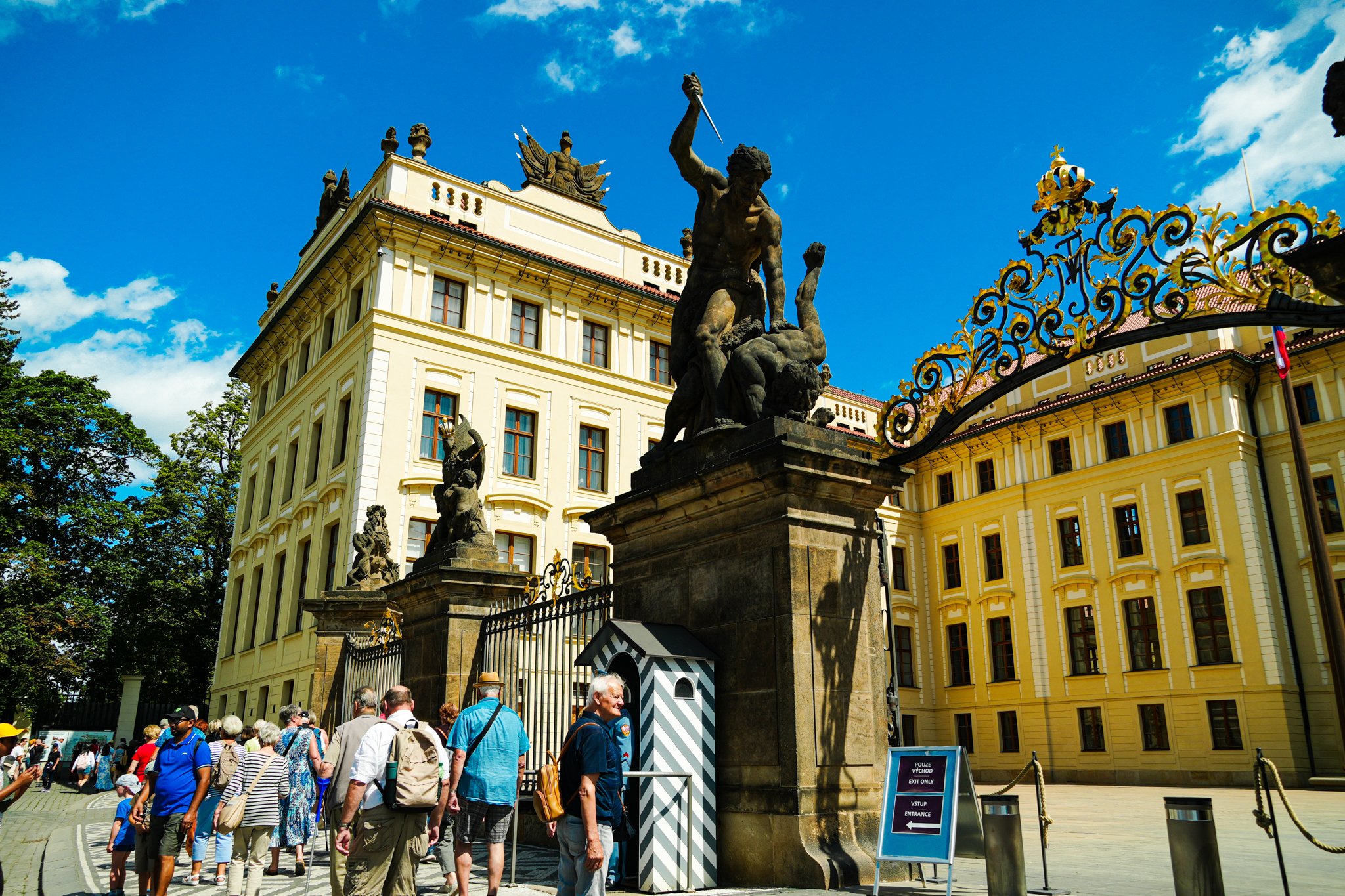 Prague Castle entrance