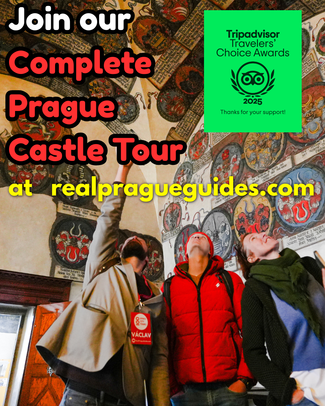 Join our Complete Prague Castle Tour at Real Prague Guides