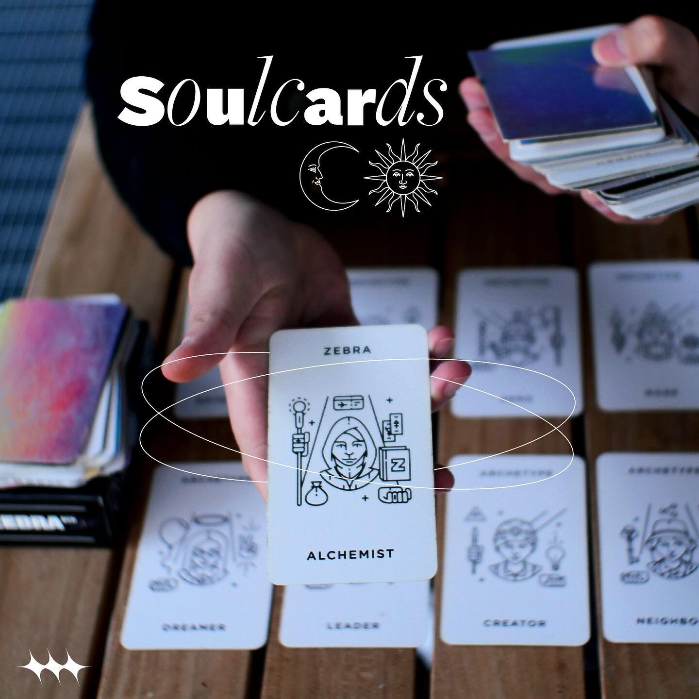 The #soulcards are the first step in the ZEBRA journey ☉ A process to define the soul &amp; purpose that we want to manifest. 
.
.
#design #business #strategy #research
#identity #socialmedia #audiovisual #web
#zebra #brand #alchemy #studio
#soul &am
