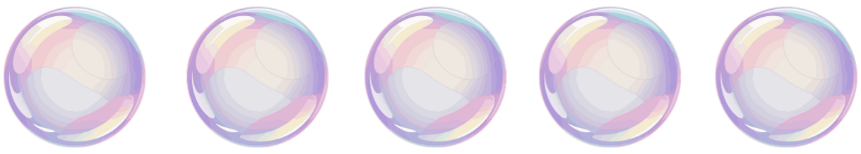 Five bubbles, indicating a five-star Google review.