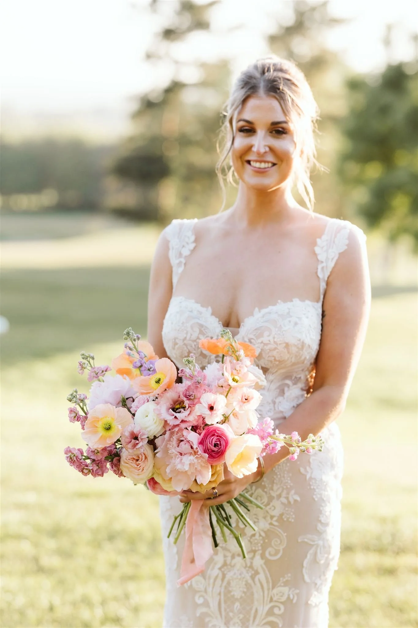 Bouquet & Buckets - 
We design your bridal party bouquets and you create your ceremony and reception flowers with our buckets filled with beautiful scented flowers, filler & foliage. Buckets are priced at £120 and include 70 stems of seasonal scented