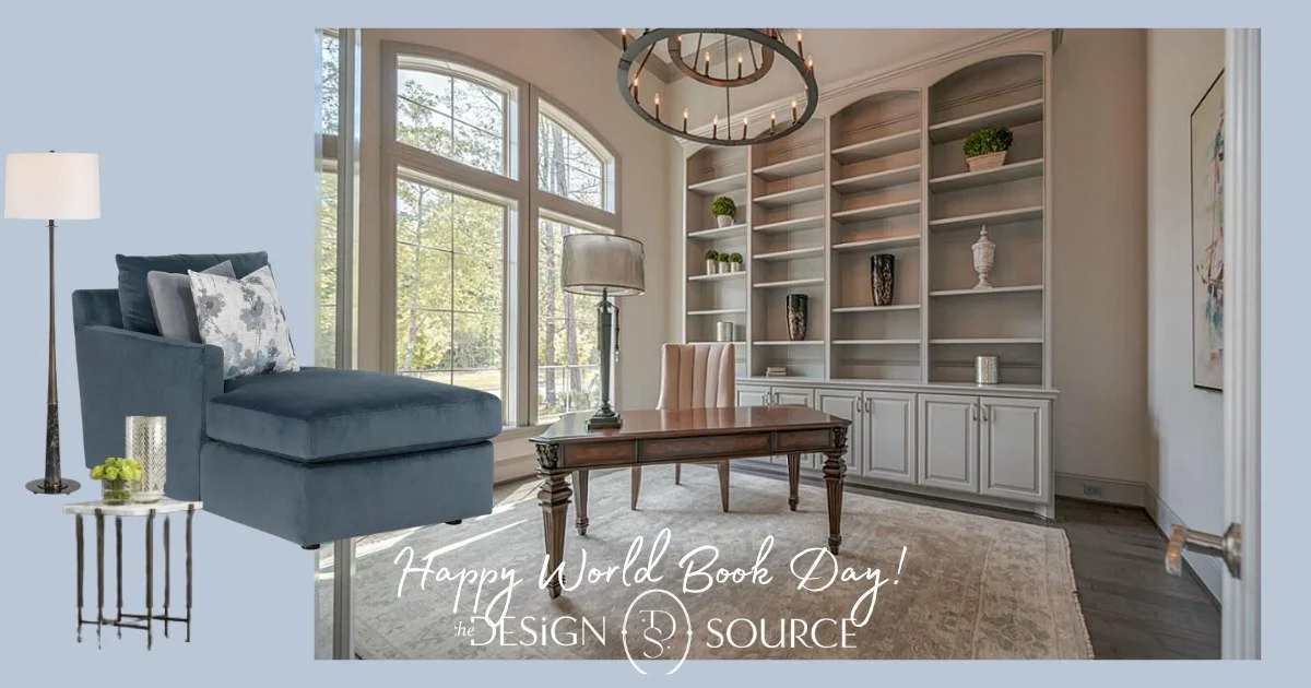 Happy World Book Day! Imagine getting lost in a great book right here on this cozy chaise.

Let us help you find your reading nook. Call us today.
www.dessource.com #luxurydesign #InteriorDesignTrends #WelcomeHome #thedesignsourcesl