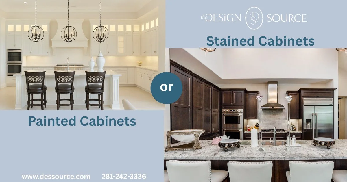 This or That?
Luxury is in the finish&mdash;stained or painted, perfectly tailored to your home. Schedule your consultation.😃

www.dessource.com  281-242-3336 
#luxurydesign #thedesignsource #InteriorDesignTrends #WelcomeHome #thedesignsourcesl
