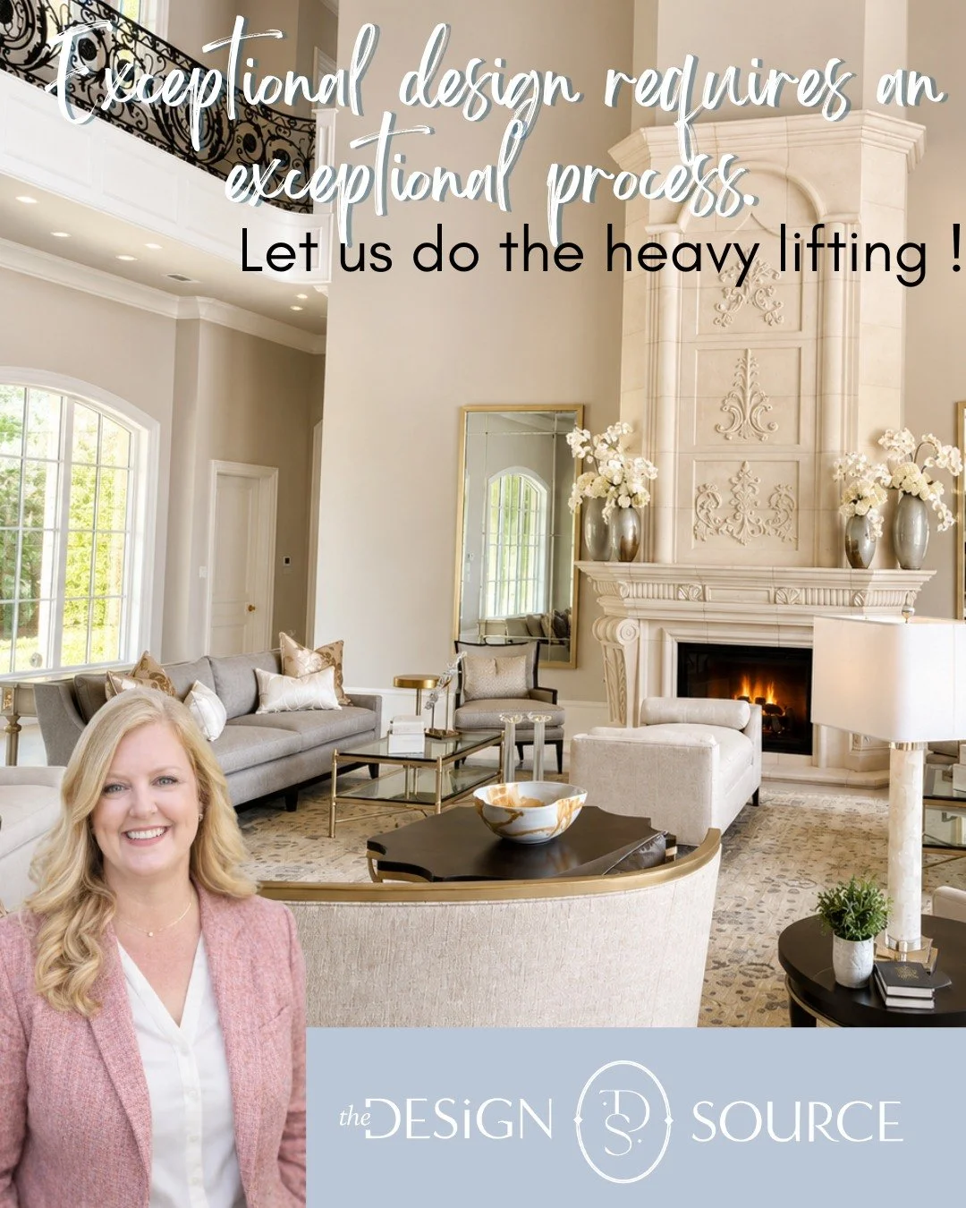 Exceptional design  requires an exceptional process.

Let our designers do the heavy lifting!

Call us to schedule an appointment.
www.dessource.com
 #sugarlandtx #elevateyoureveryday #WelcomeHome #HomeDecor #DecorInspiration