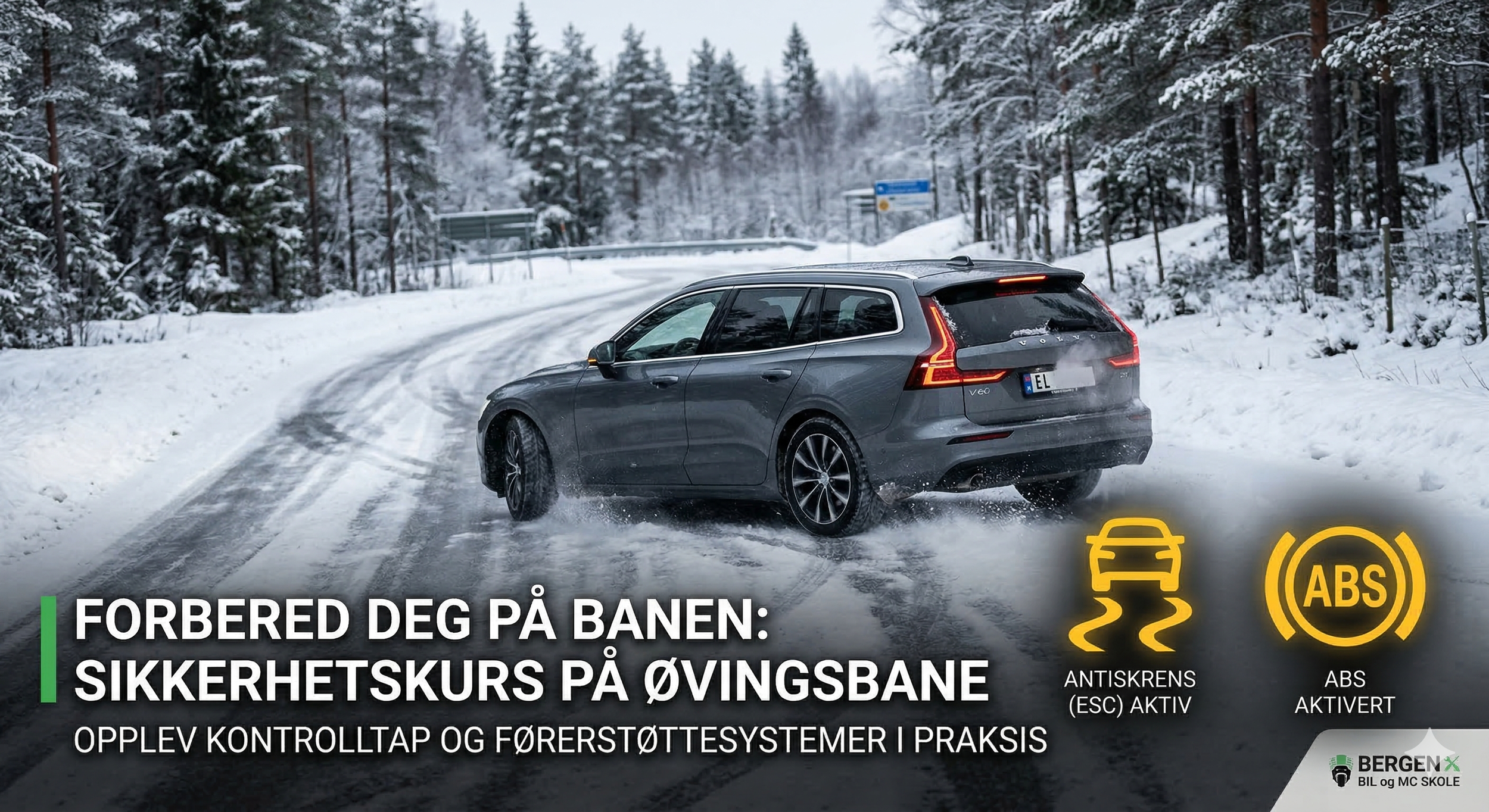 Klar for glattkjøring? Alt du trenger å vite om sikkerhetskurs på øvingsbane