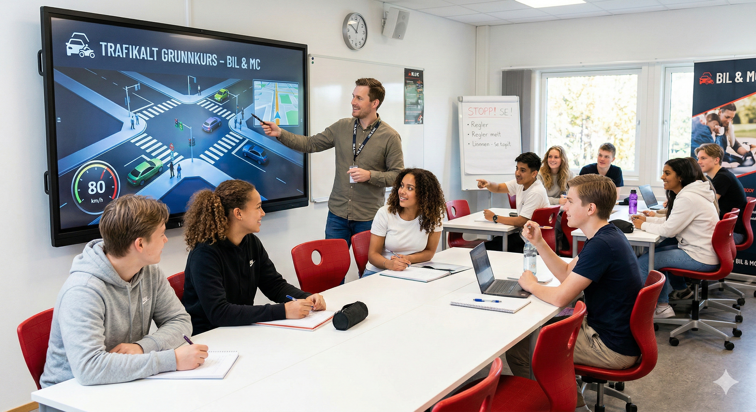 Drømmer du om frihet på veien? Start med trafikalt grunnkurs hos Bergen BIL og MC skole!