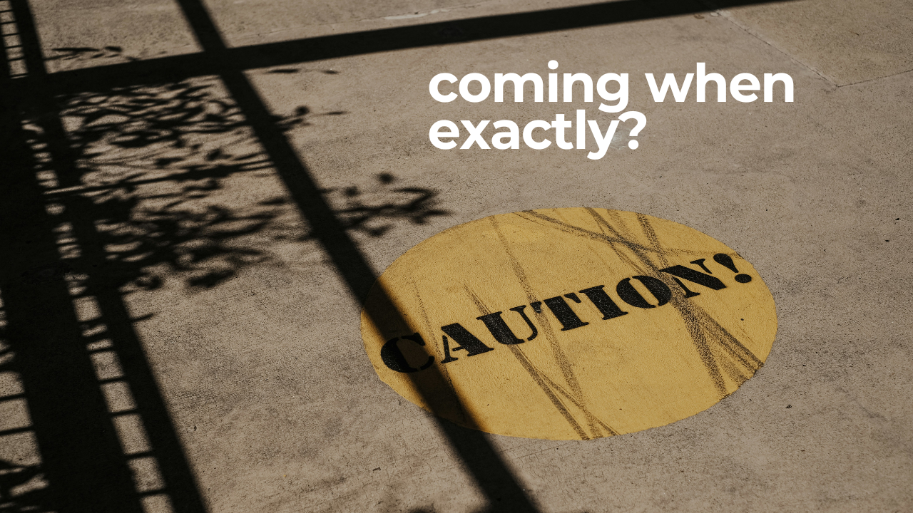 Is “Coming Soon” a Personality Trait Now?