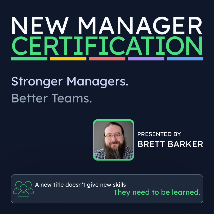 New Manager Certification Program