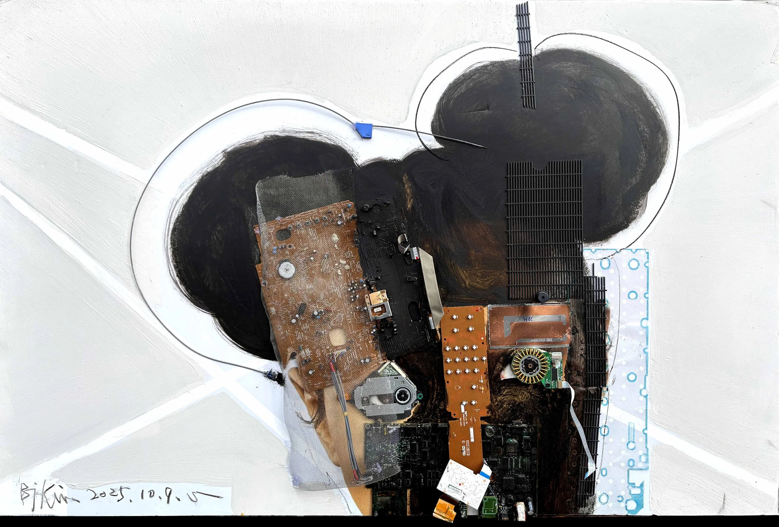 Mickey Mouse Ai (32 x 48) Mixed Media on Paper year 2025