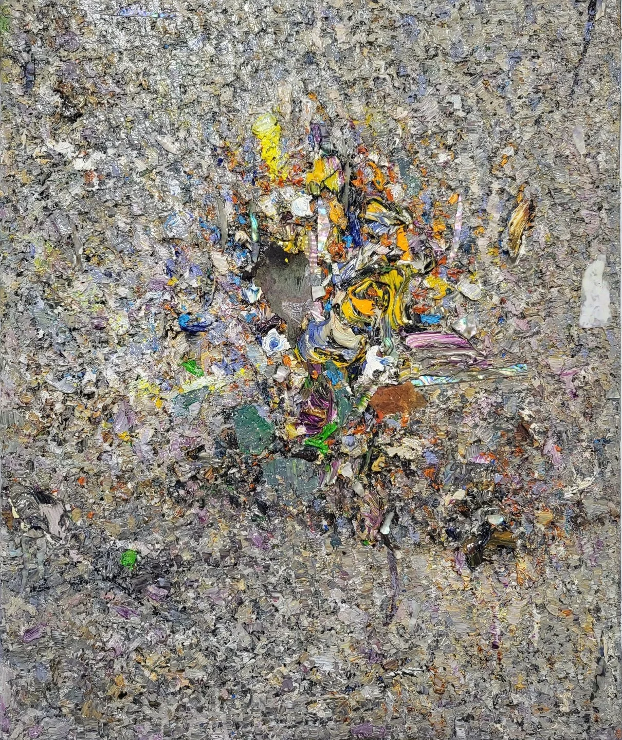 Lee Dae Sun Hwa - Untitled, 17.9 x 14.9 inches, mixed media, 2021