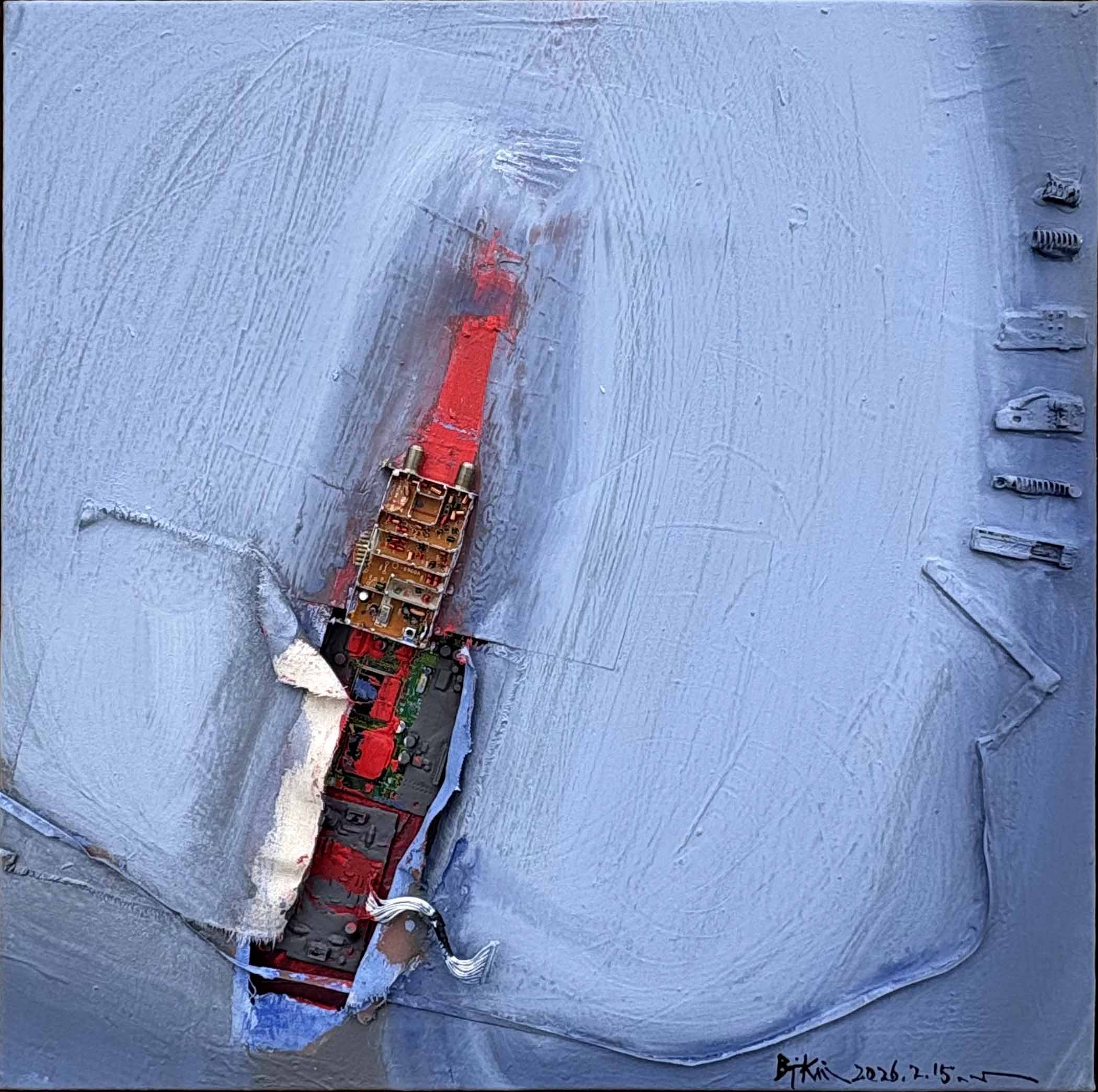 Harmony 216 (24 x 24) Mixed Media on Canvas year 2025