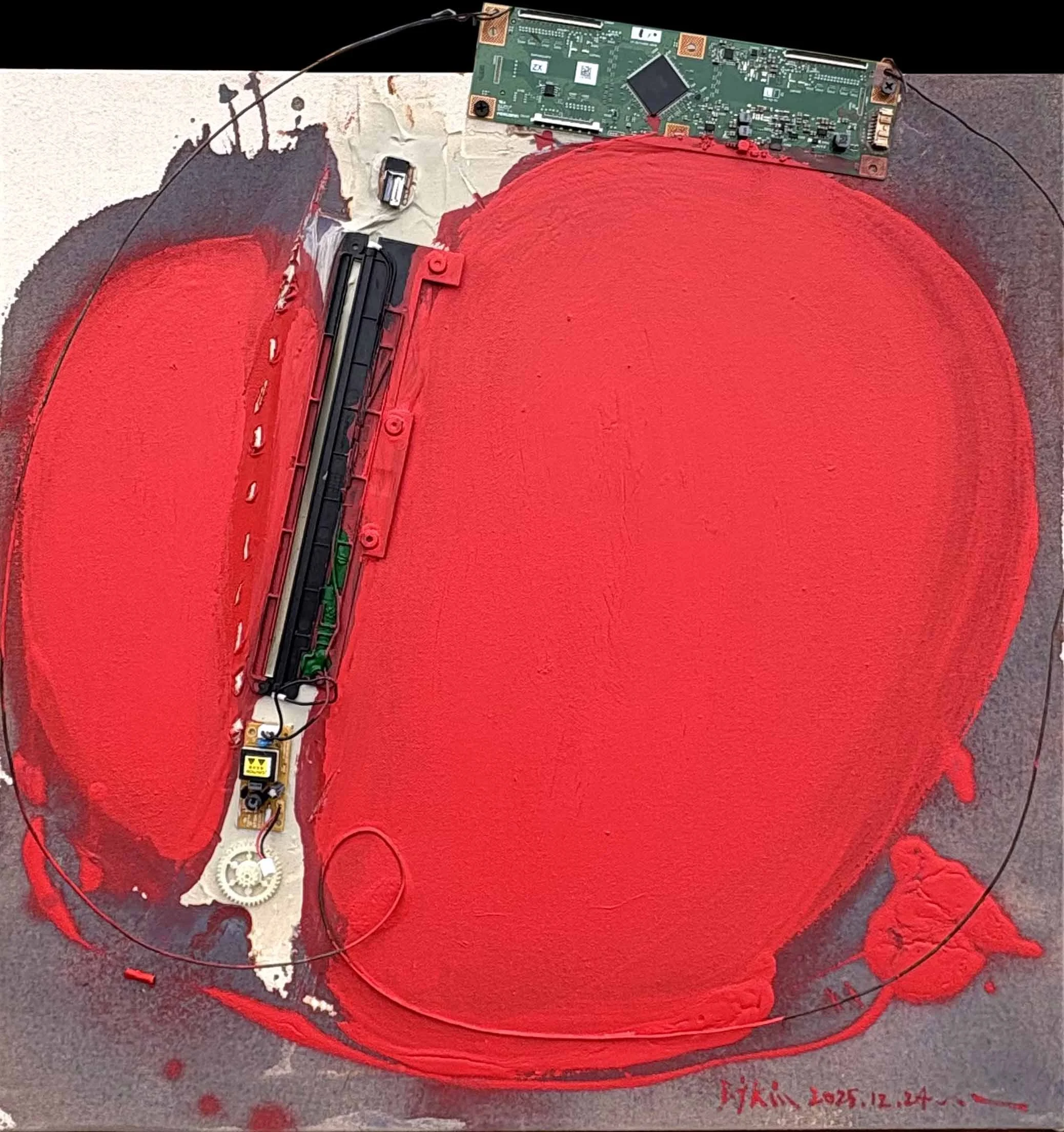 Harmony 218 (24 x24) Mixed Media on Canvas year 2025