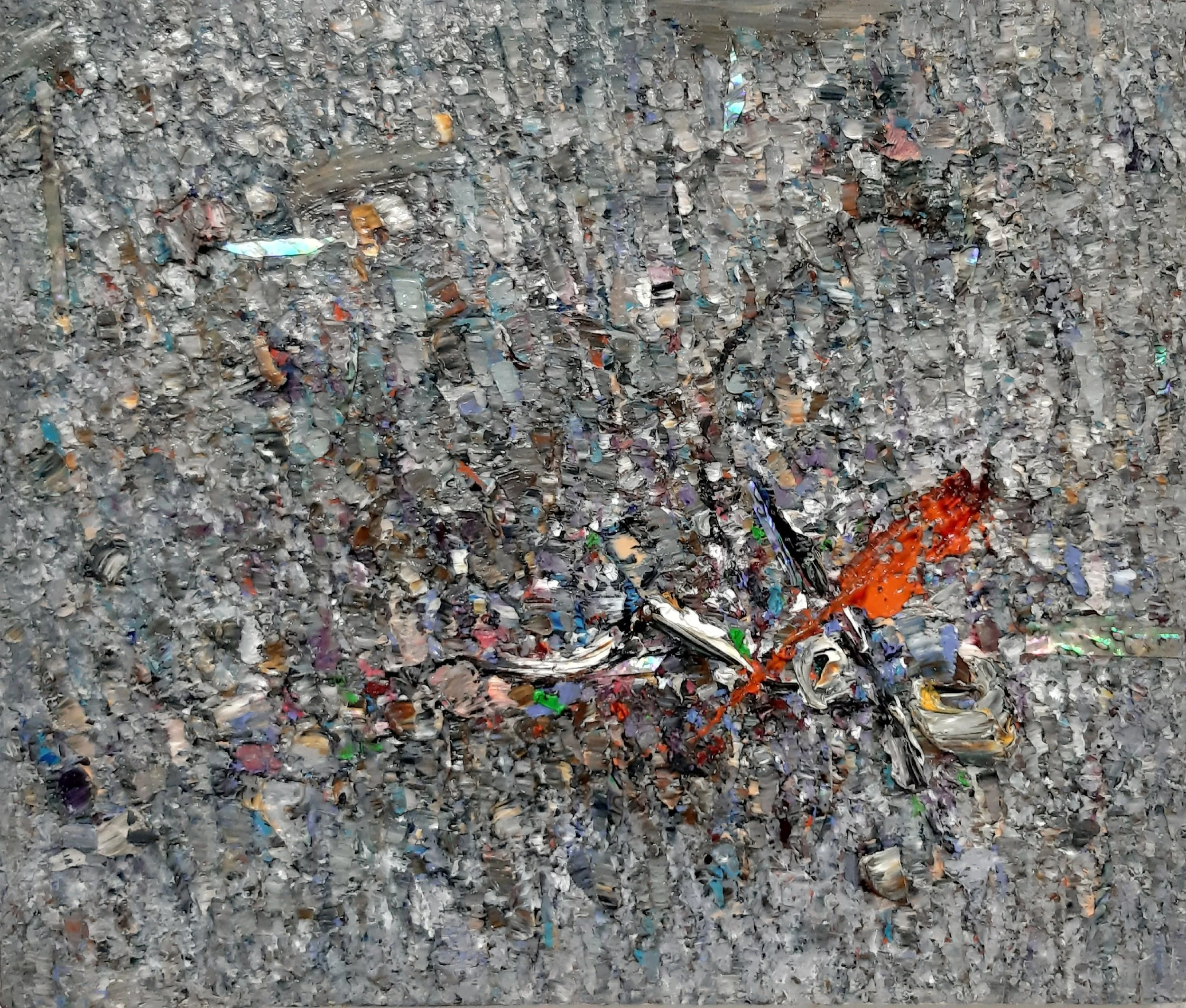 Lee Dae Sun Hwa - Untitled, 17.9 x 14.9 inches, mixed media, 2020