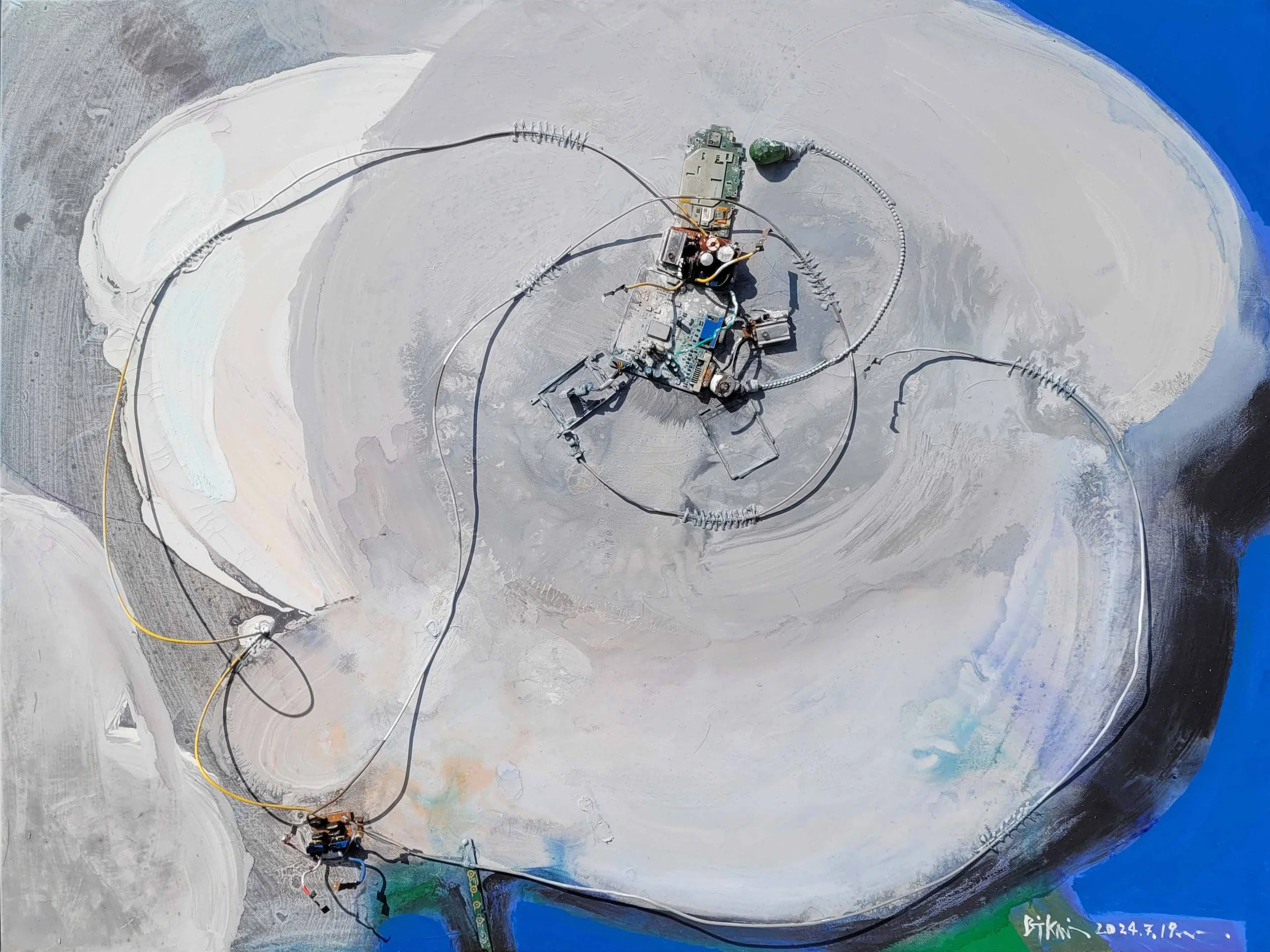 Harmony3 (40 x 30) Mixed Media on Canvas year 2024