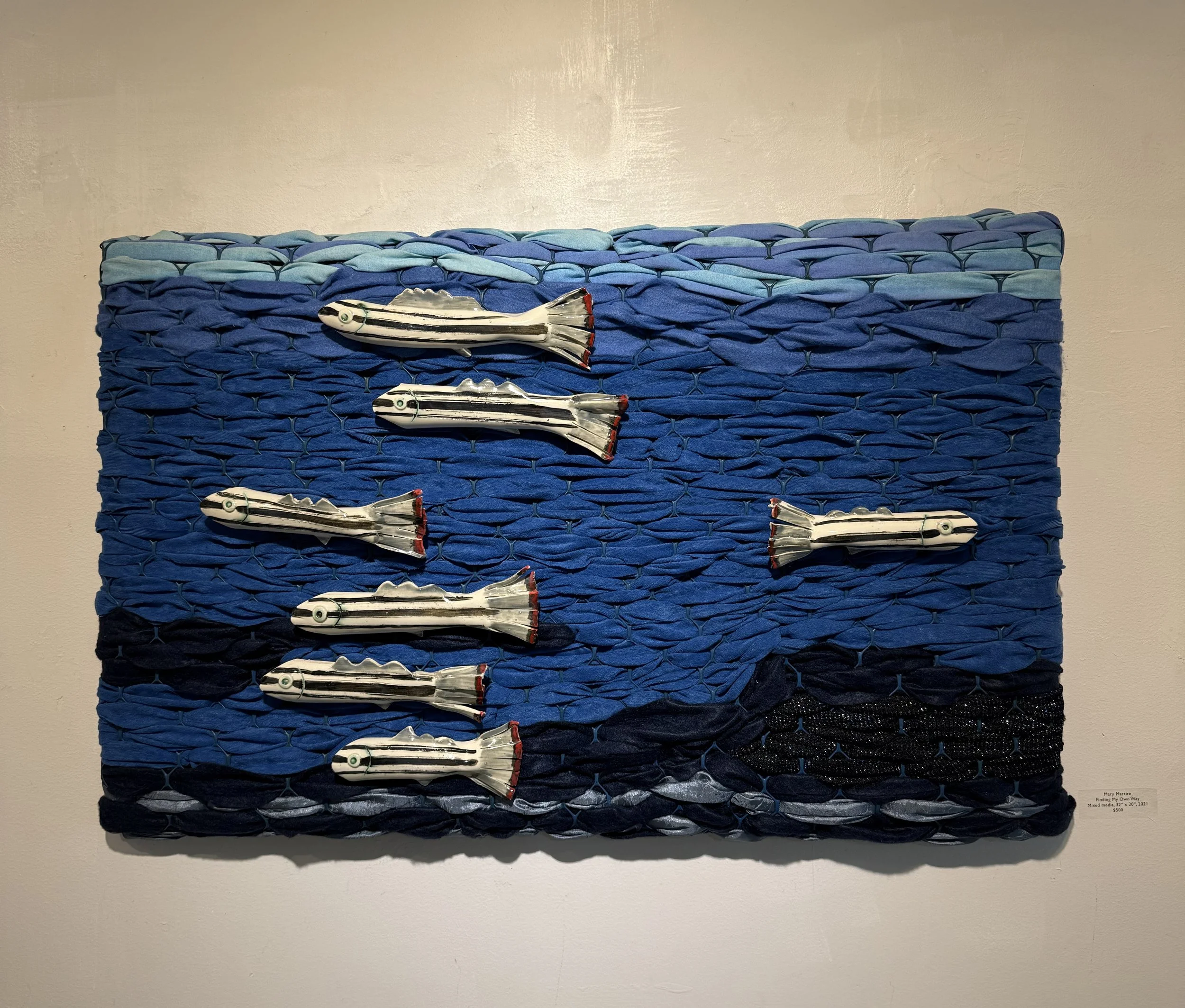 Mary Martire - "Finding My Own Way" (2021), Mixed Media, 32 x 20 inches.
