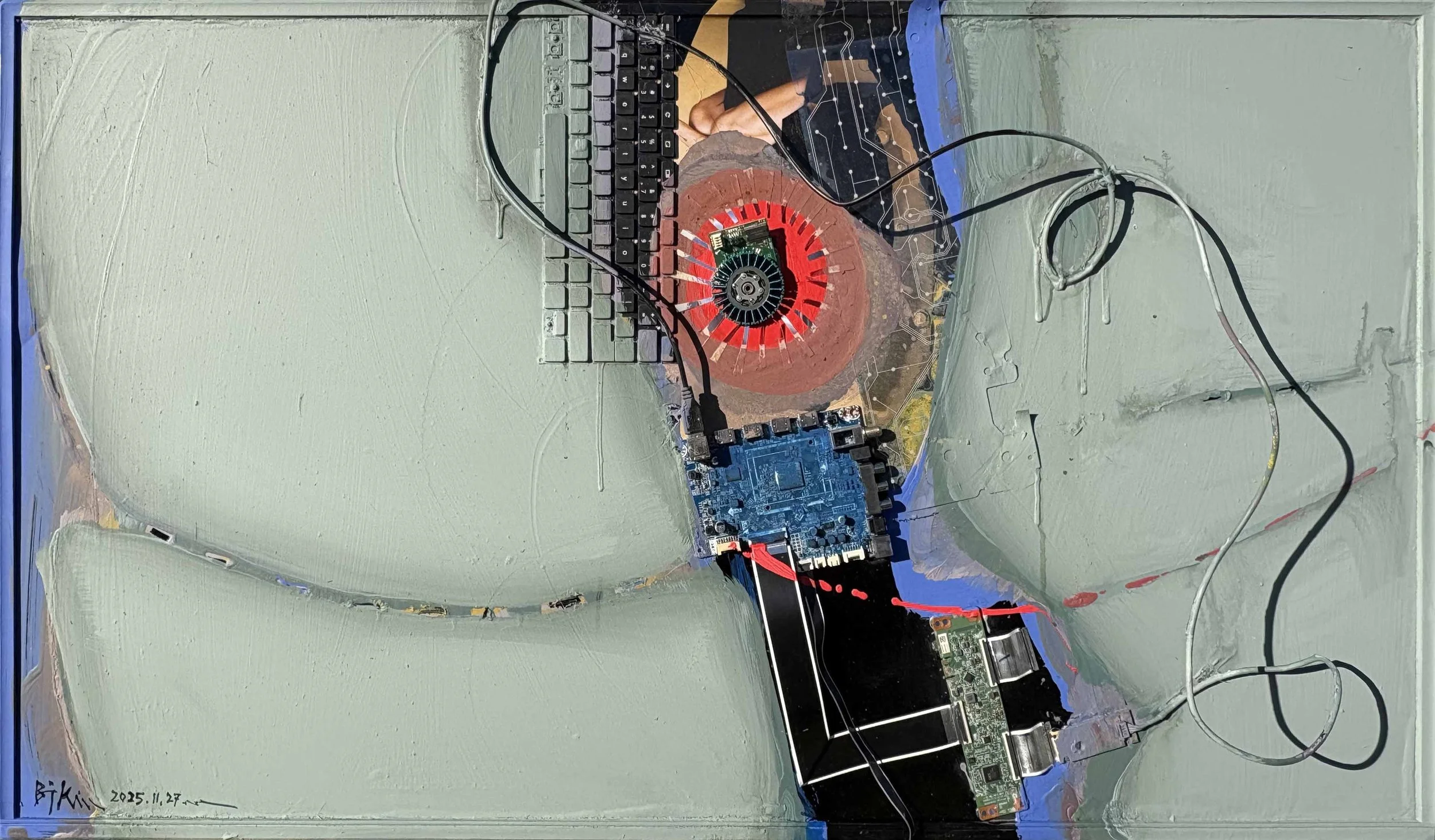 Harmony203 (26 x 44) Mixed Media on Paper year 2025