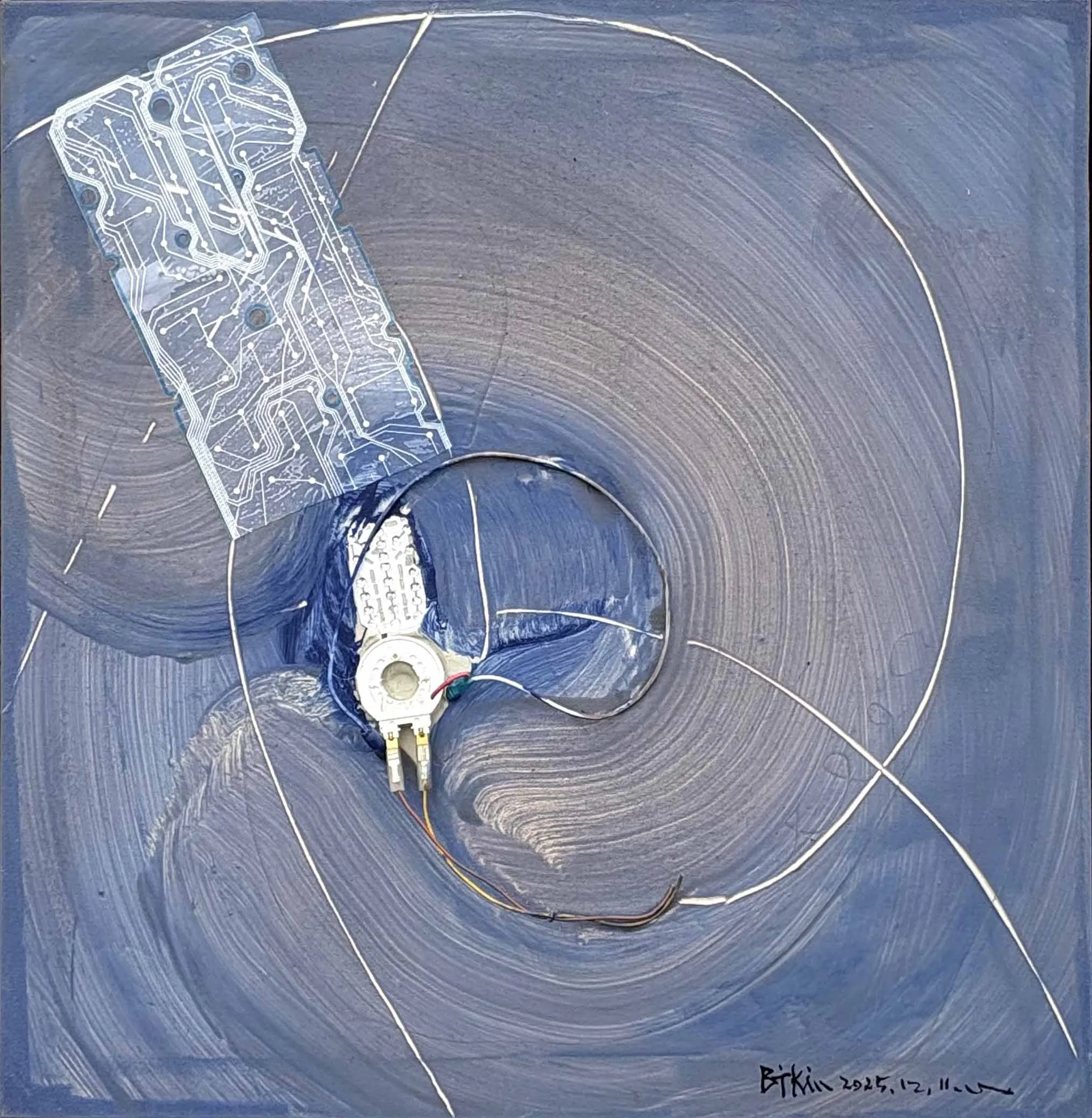 Harmony215 (24 x 24) Mixed Media on Canvas year 2025