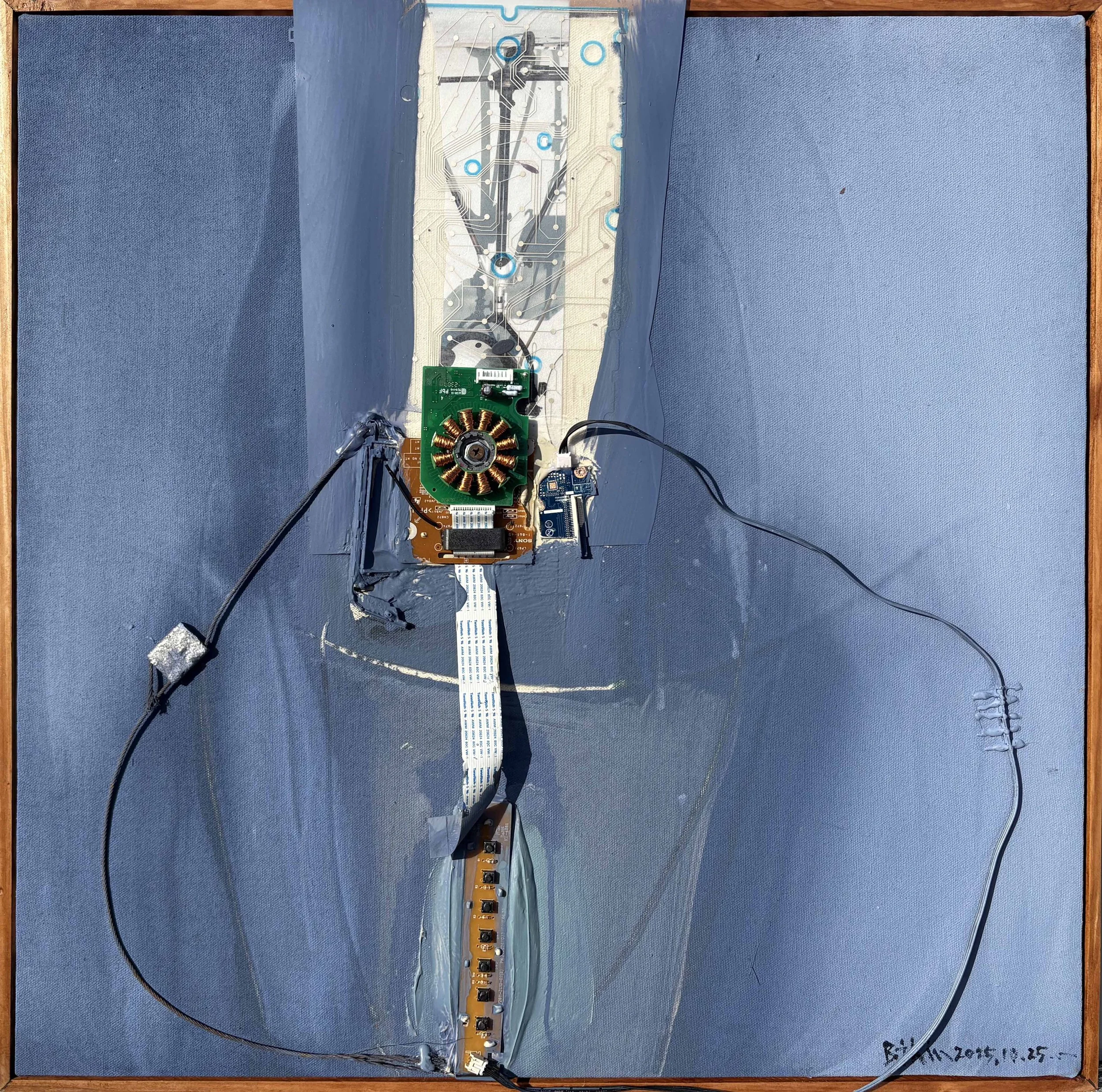 Harmony200 (24 x 24 )Mixed Media on Canvas year 2025