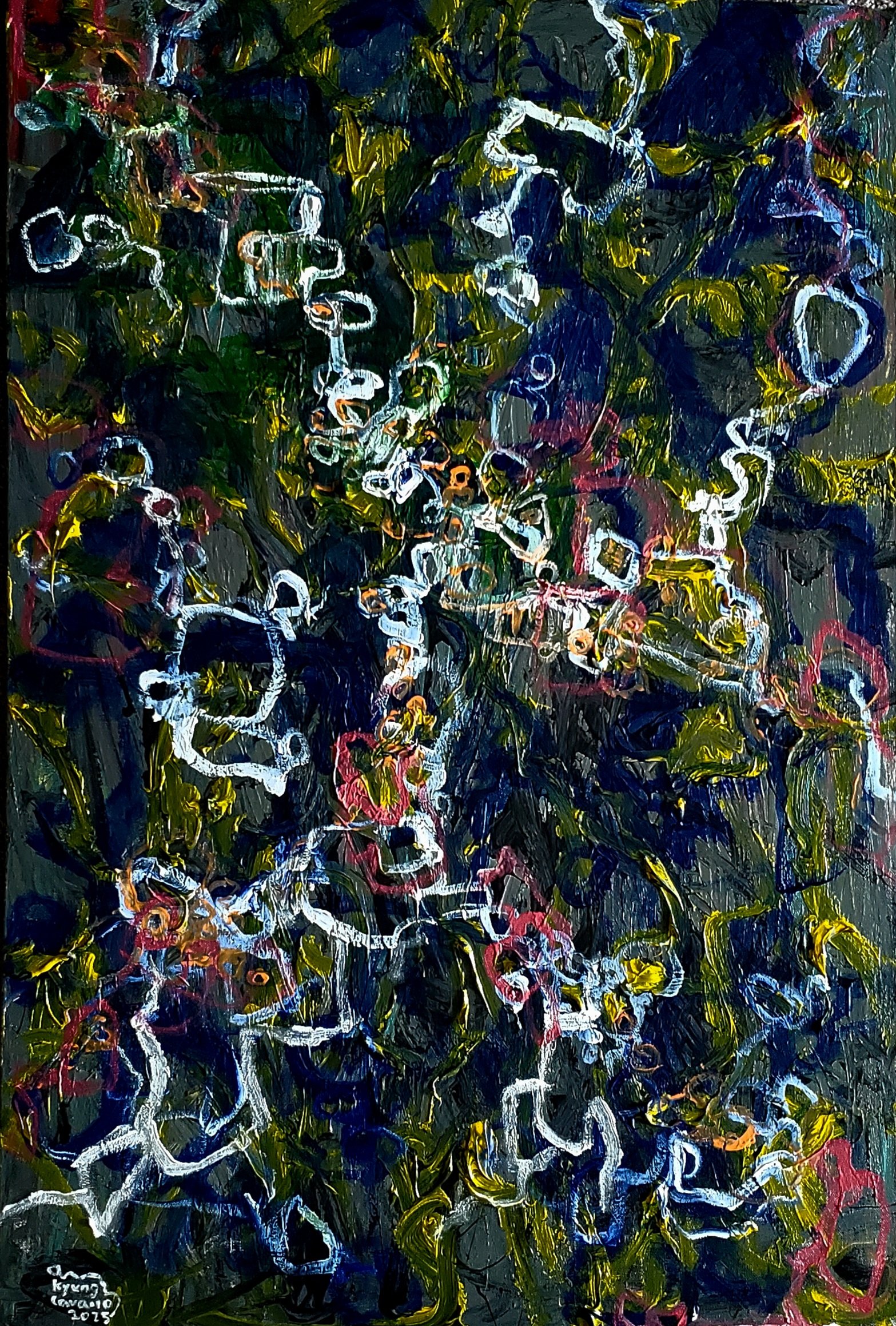 Kyung Cavallo - "Aerial view of Greenwich Village at night"