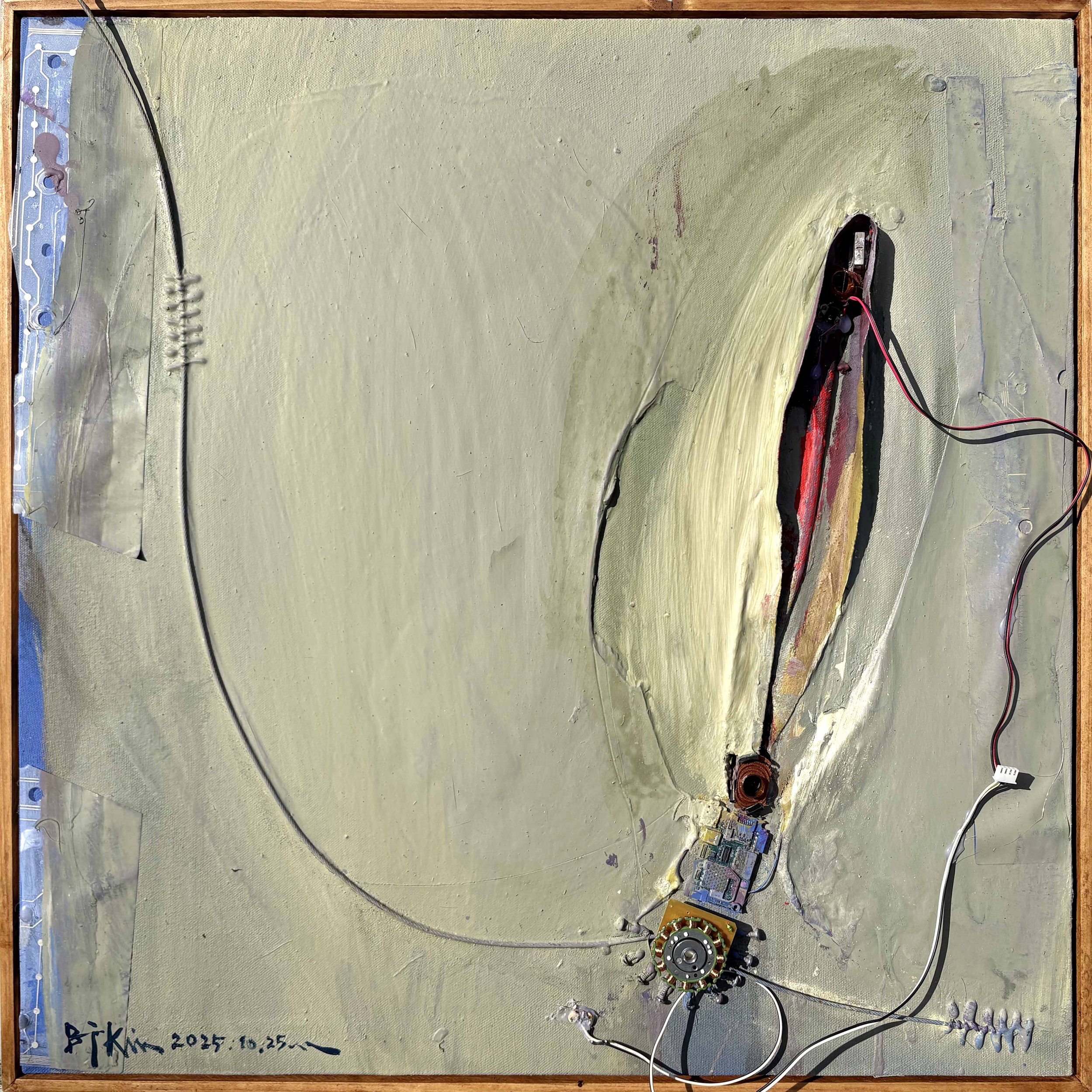 Harmony201 (24 x 24) Mixed Mediaon Canvas year 2025