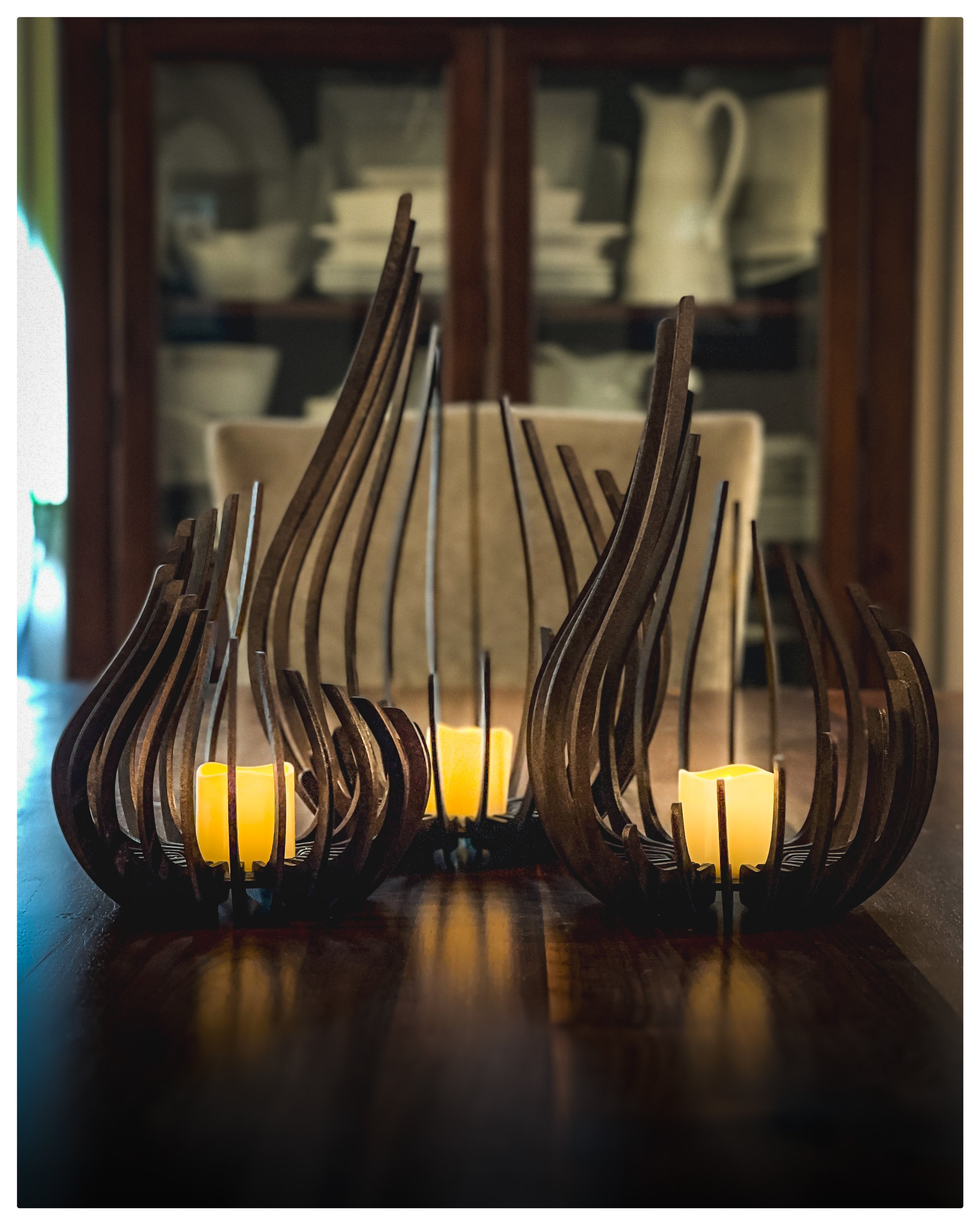 Ember Flame Centerpiece (set of 3)