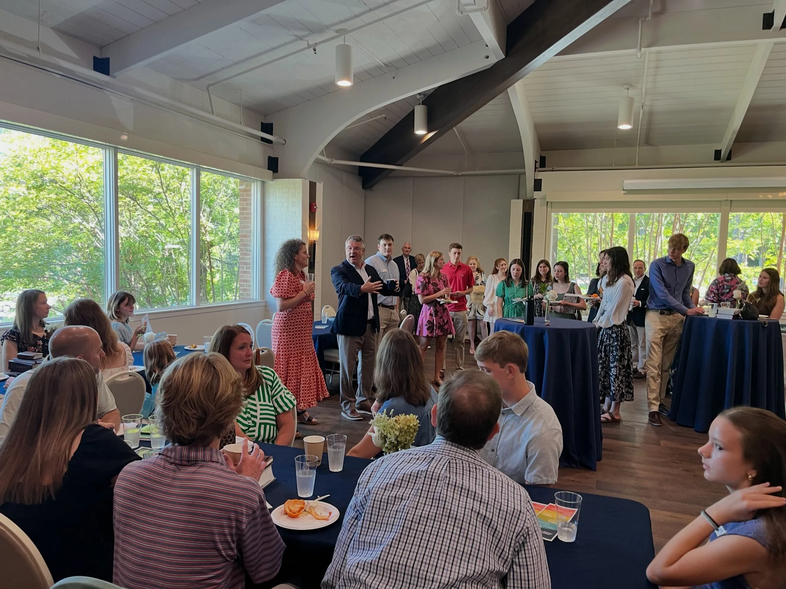 What a great brunch we had with our college students and their parents on Sunday! Sunday, October 4, is take a college student to lunch day. Email Will Levant at wlevant@covpres.com if you&rsquo;d like to host a student and get to know them!