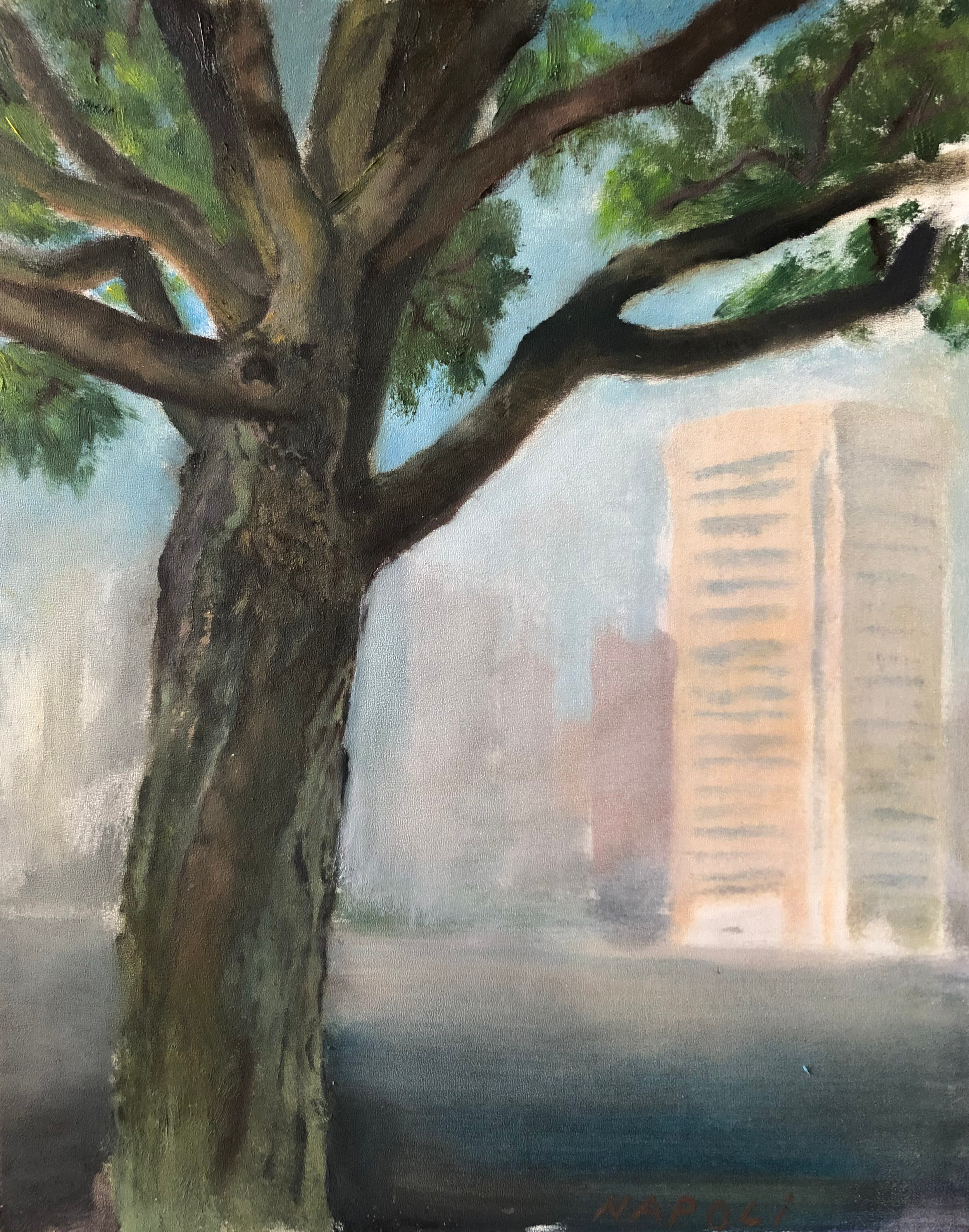  SOLD painted on location on Federal Hill, Baltimore, Maryland 