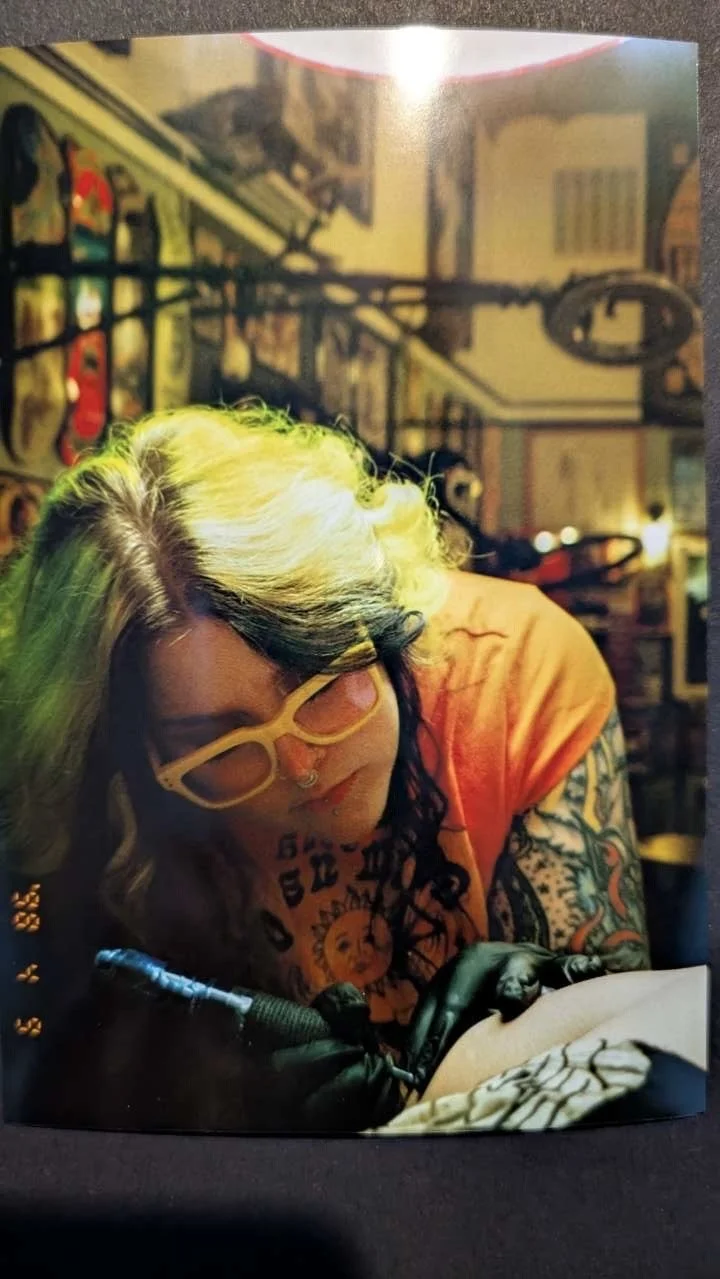 Cassy Grymm. Tattoo apprentice. 