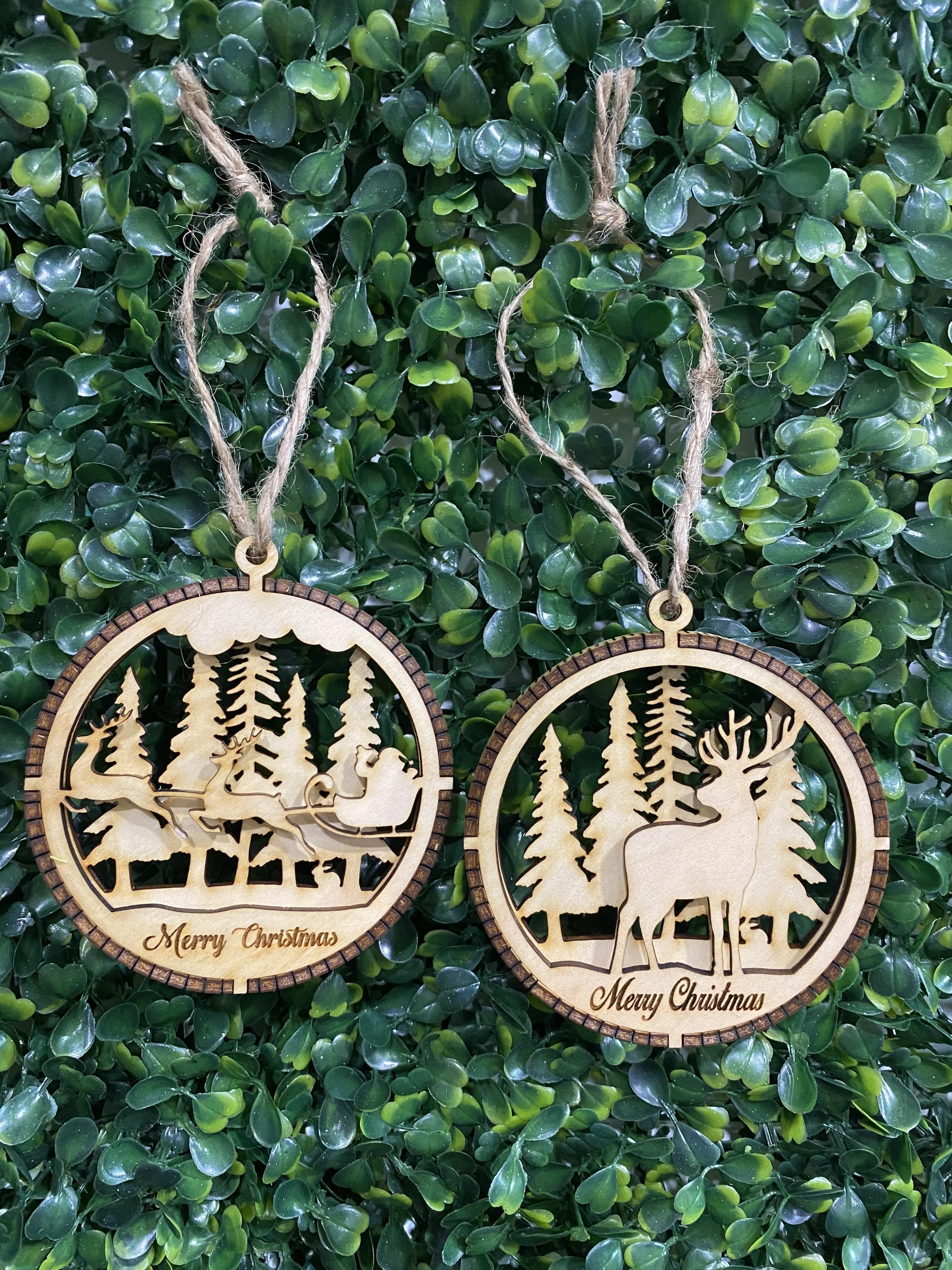 Custom Engraved and Cut Ornaments