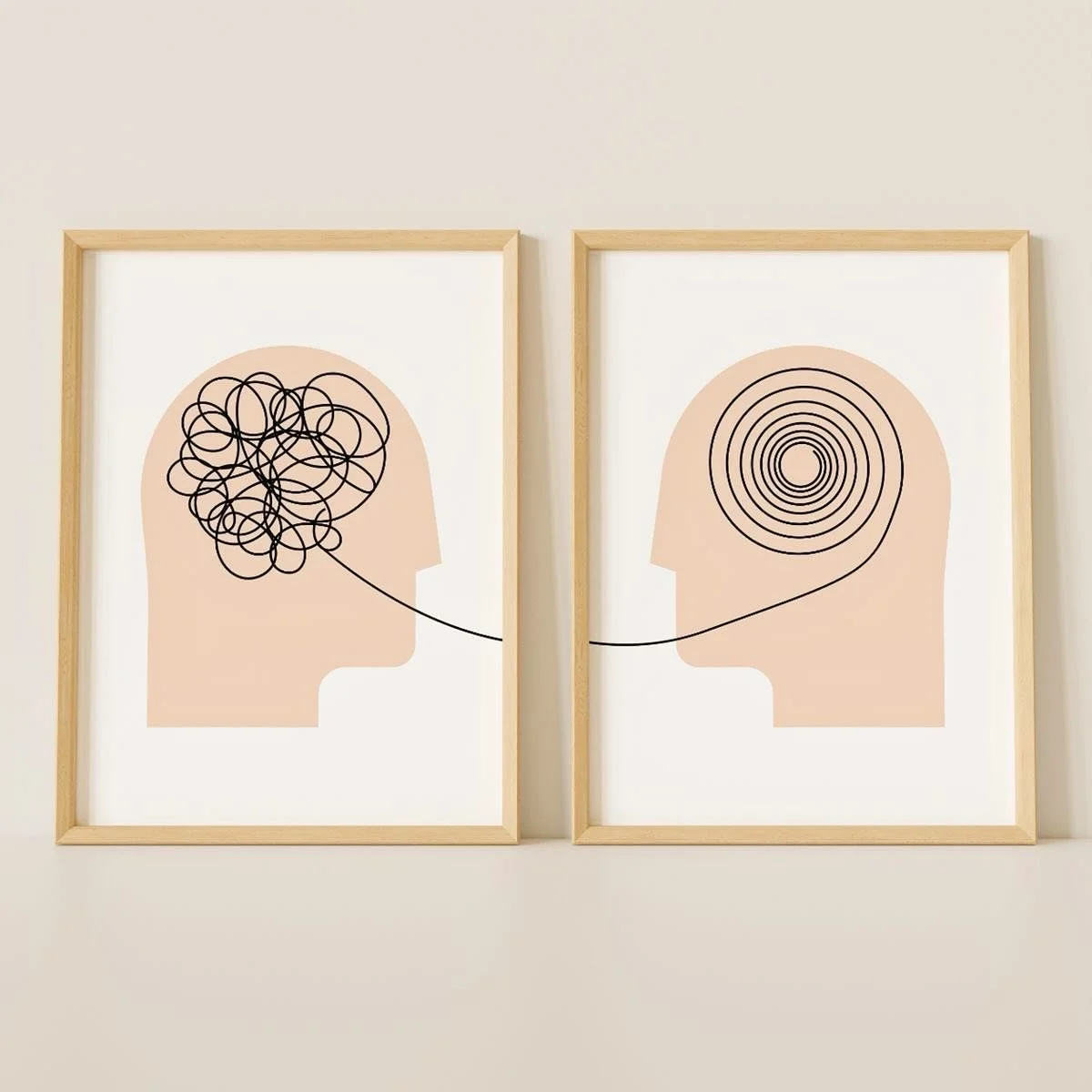 Does your head ever feel like the one on the left?! 🧠
Therapy can be a great resource to help you slow down & organize your thoughts! Sometimes we need somebody outside of our situation that can help make sense of the chaos that we call life.