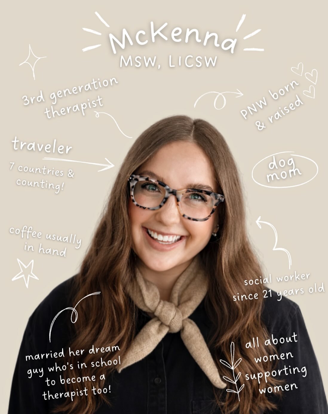 Helloooo 👋🏼 new year, new headshots! 

Here&rsquo;s a little bit more about me out of the therapist chair 🛋️

&bull;
&bull;
&bull;
#therapist #spoakne #telehealth #socialworker #washington