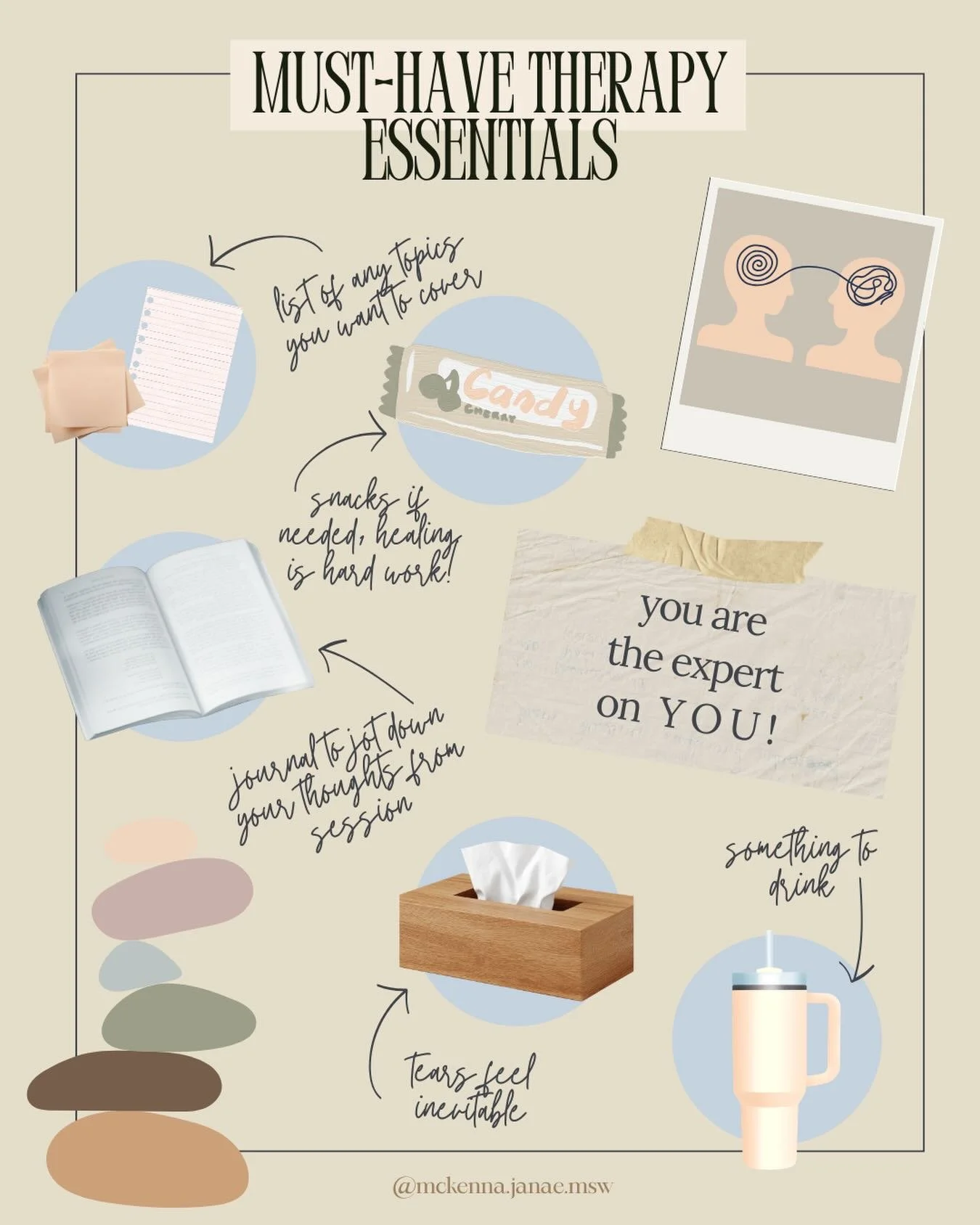 You&rsquo;re telling me I can bring snacks to therapy?!🍬

Therapy can be daunting, so here&rsquo;s some ideas of things you can bring to make you feel more comfortable!

&bull;
&bull;
&bull;
#therapist #spokane #telehealth #socialworker #washington